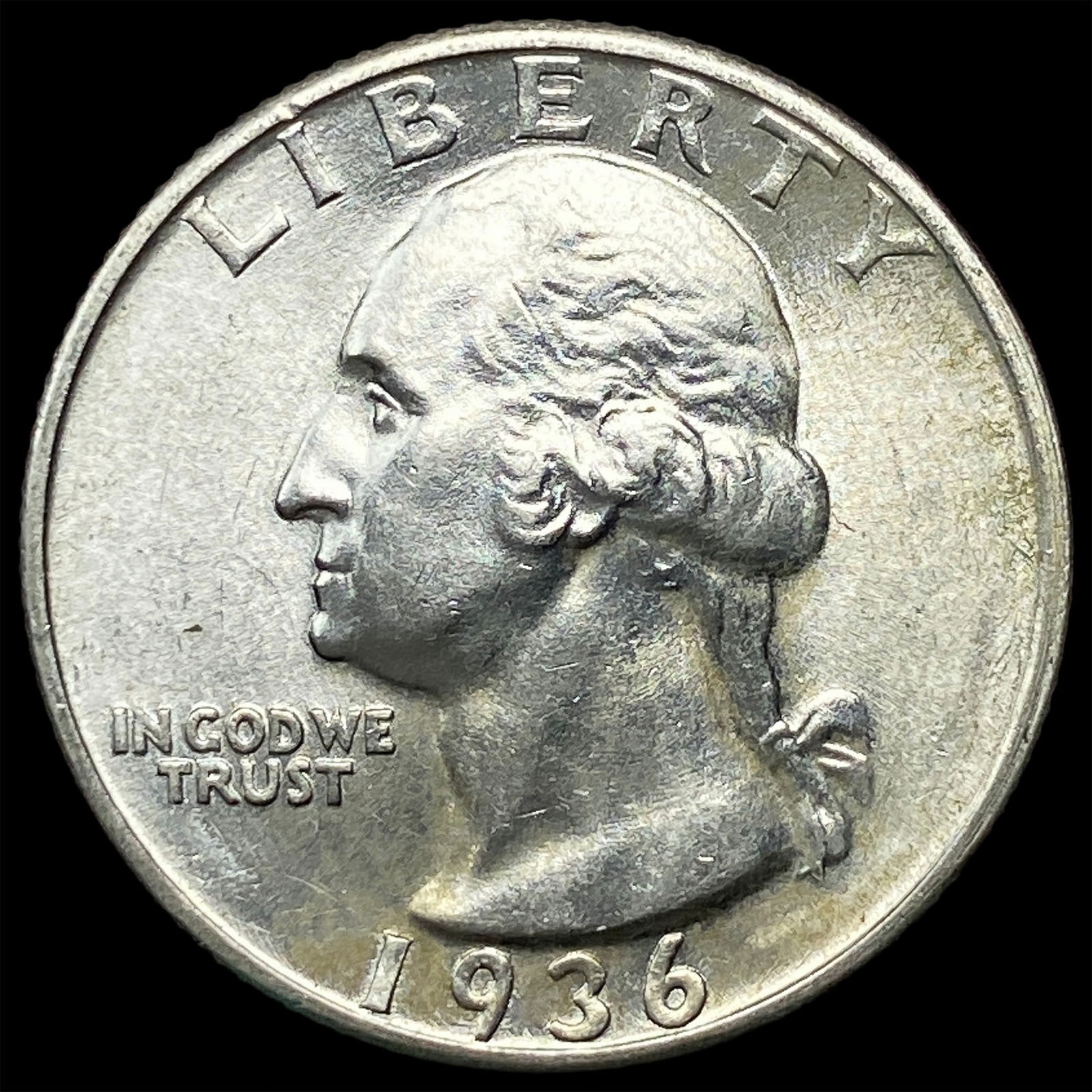 1936 Silver Washington Quarter UNCIRCULATED (1 of 2)