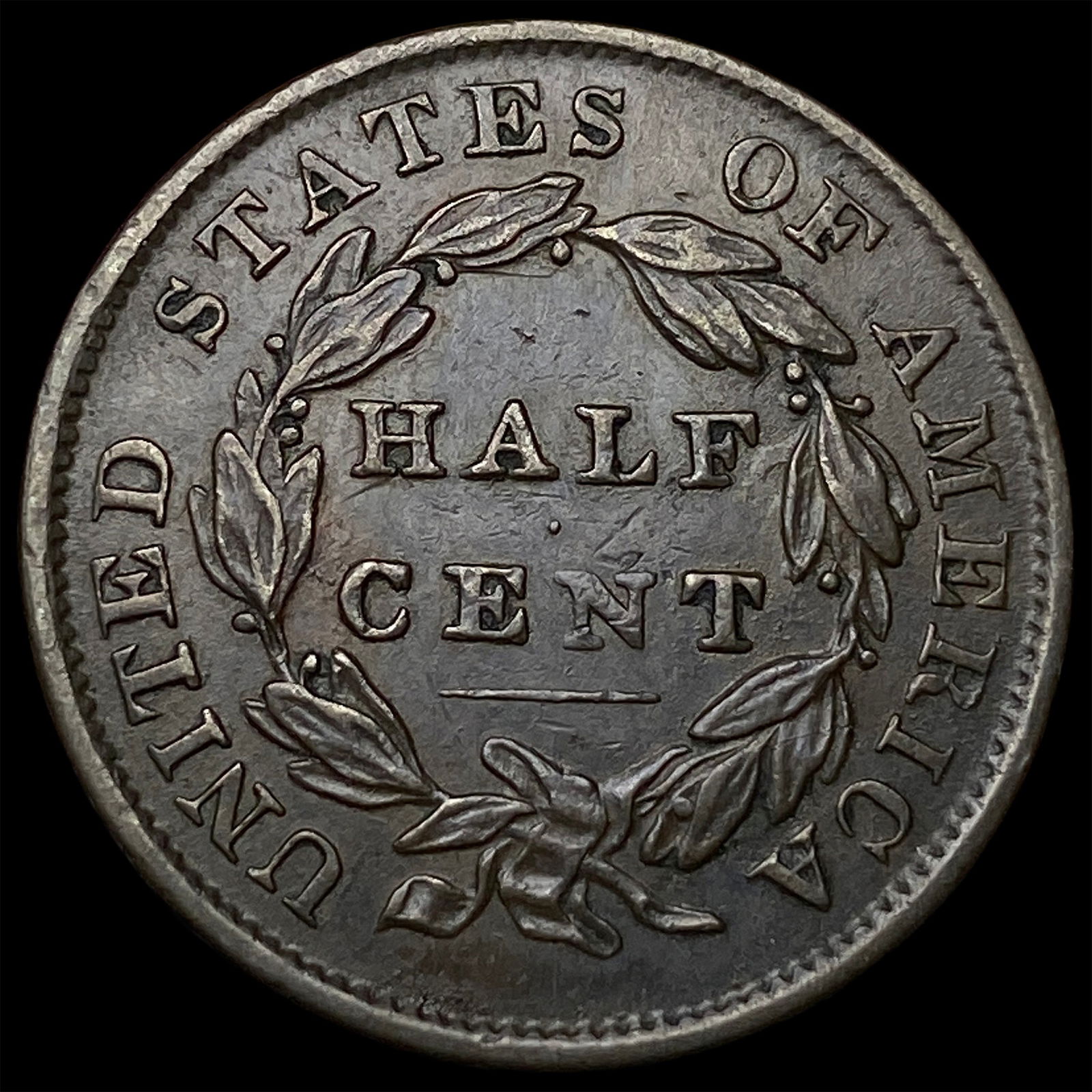 1835 Classic Half Cent CLOSELY UNCIRCULATED - 2