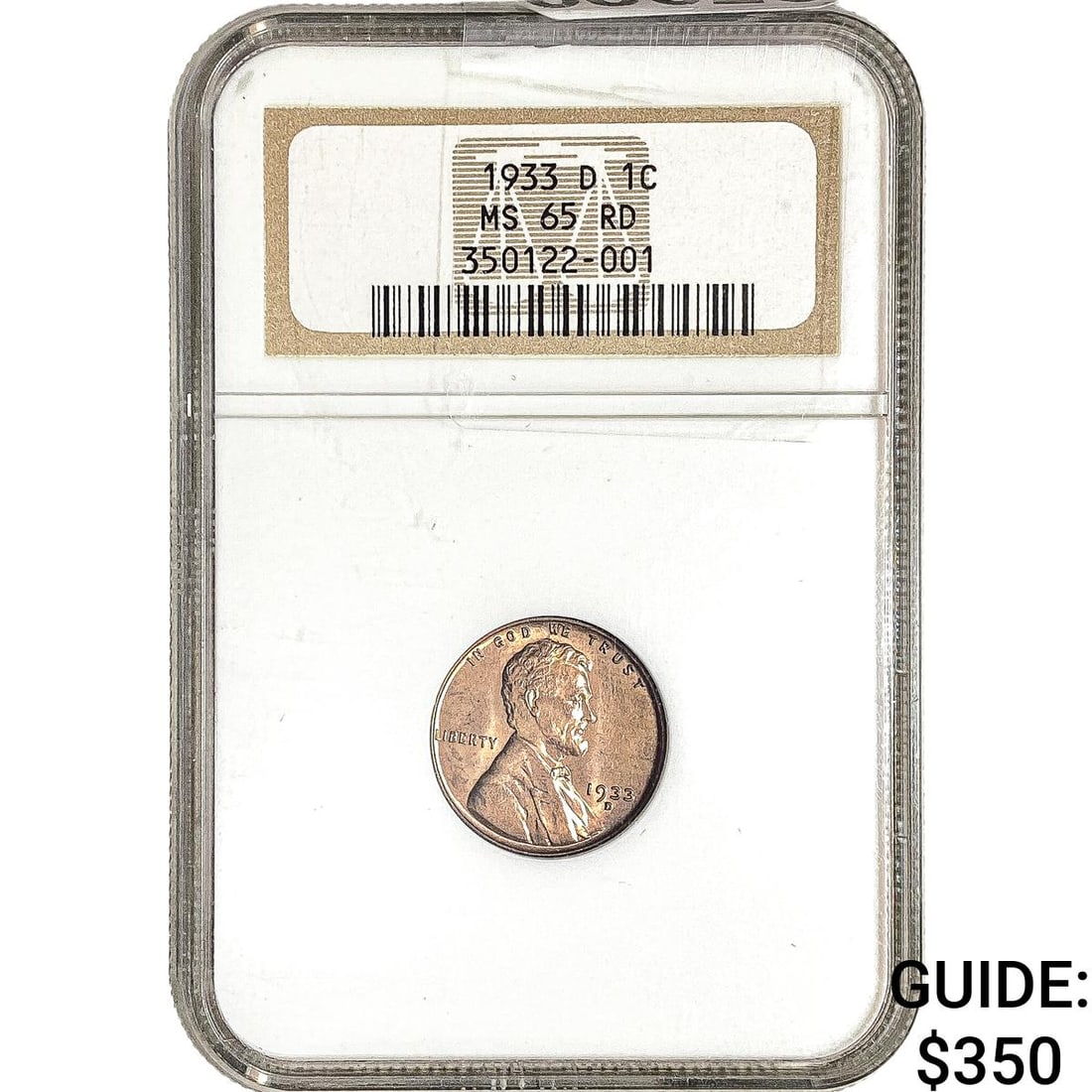 1933-D Wheat Cent NGC MS65 RD (1 of 2)