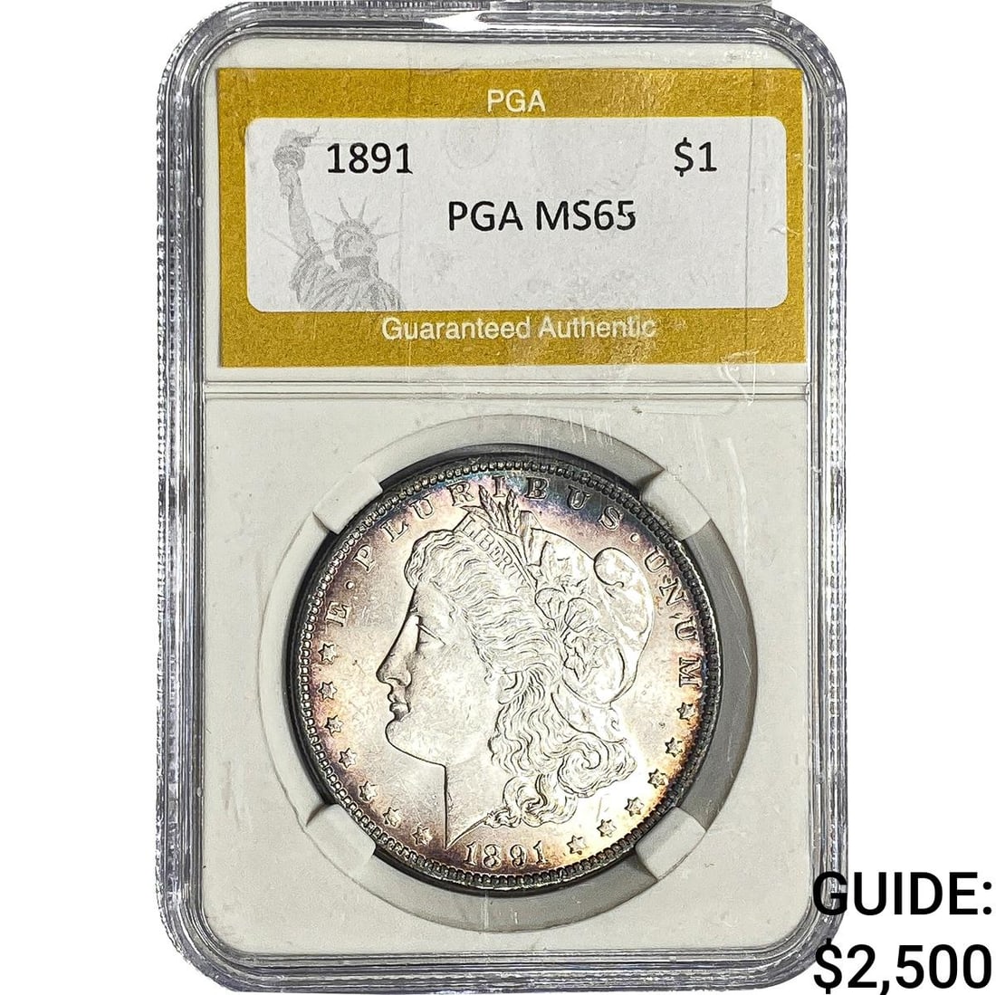 1891 Morgan Silver Dollar PGA MS65 (1 of 2)
