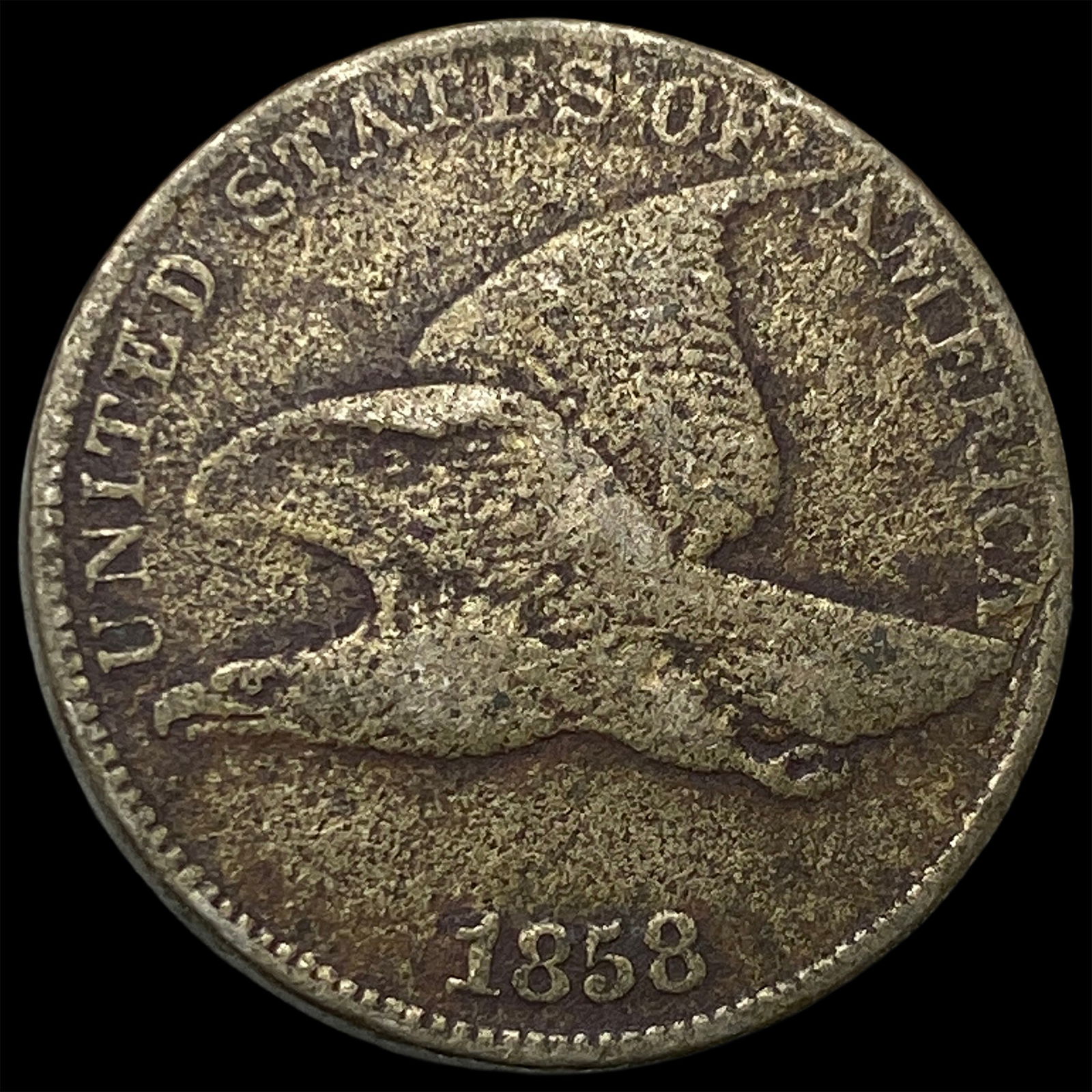 1858 Flying Eagle Cent HIGH GRADE: 1858 Flying Eagle Cent HIGH GRADE