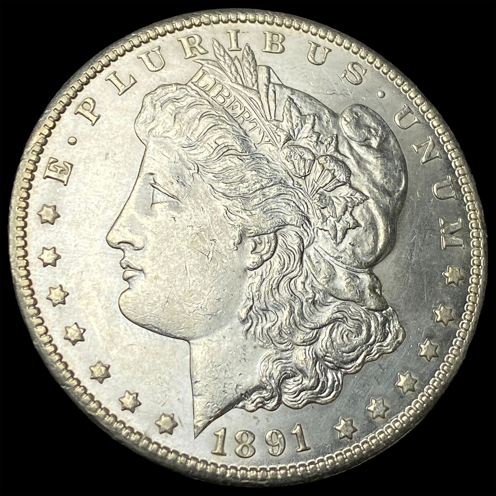 1891-CC Silver Morgan Dollar UNCIRCULATED: 1891-CC Silver Morgan Dollar UNCIRCULATED