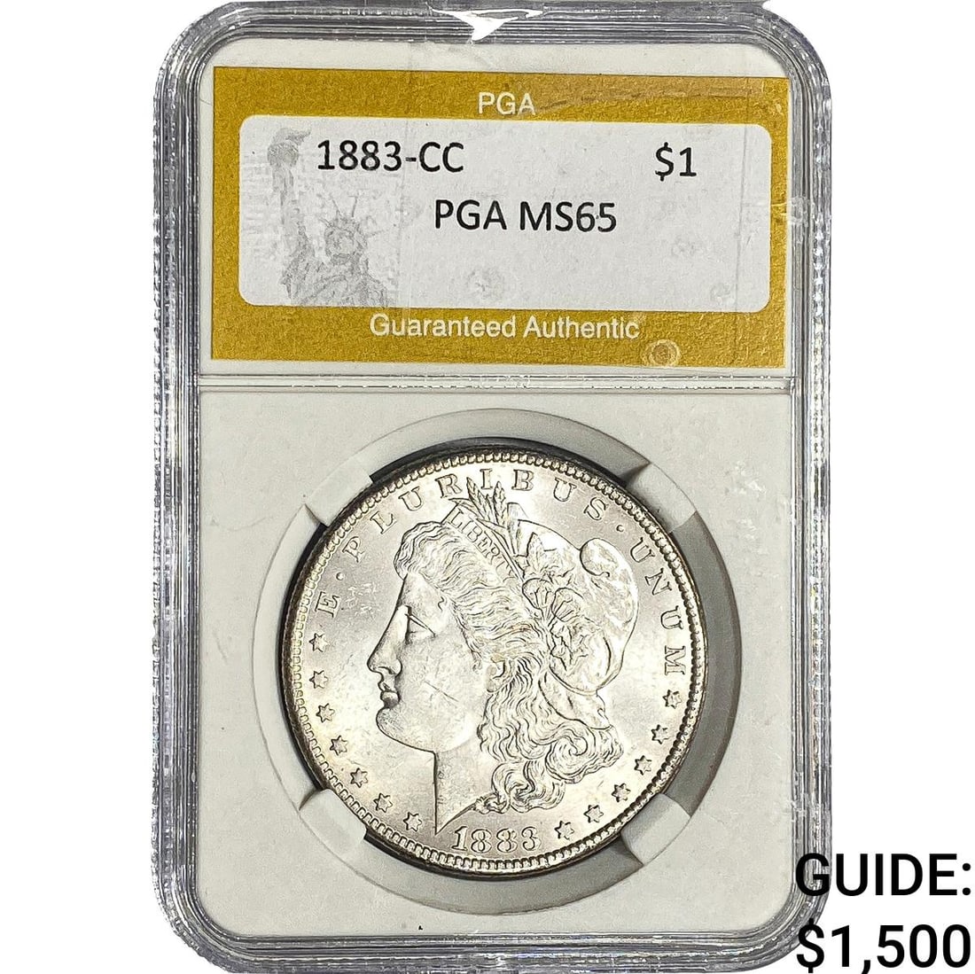 1883-CC Morgan Silver Dollar PGA MS65 (1 of 2)
