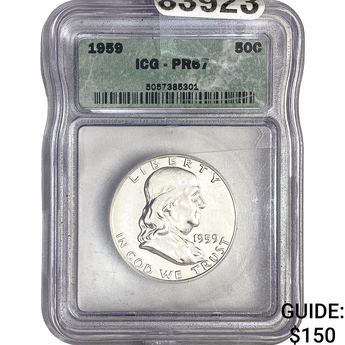 1959 Franklin Half Dollar ICG PR67 (1 of 2)