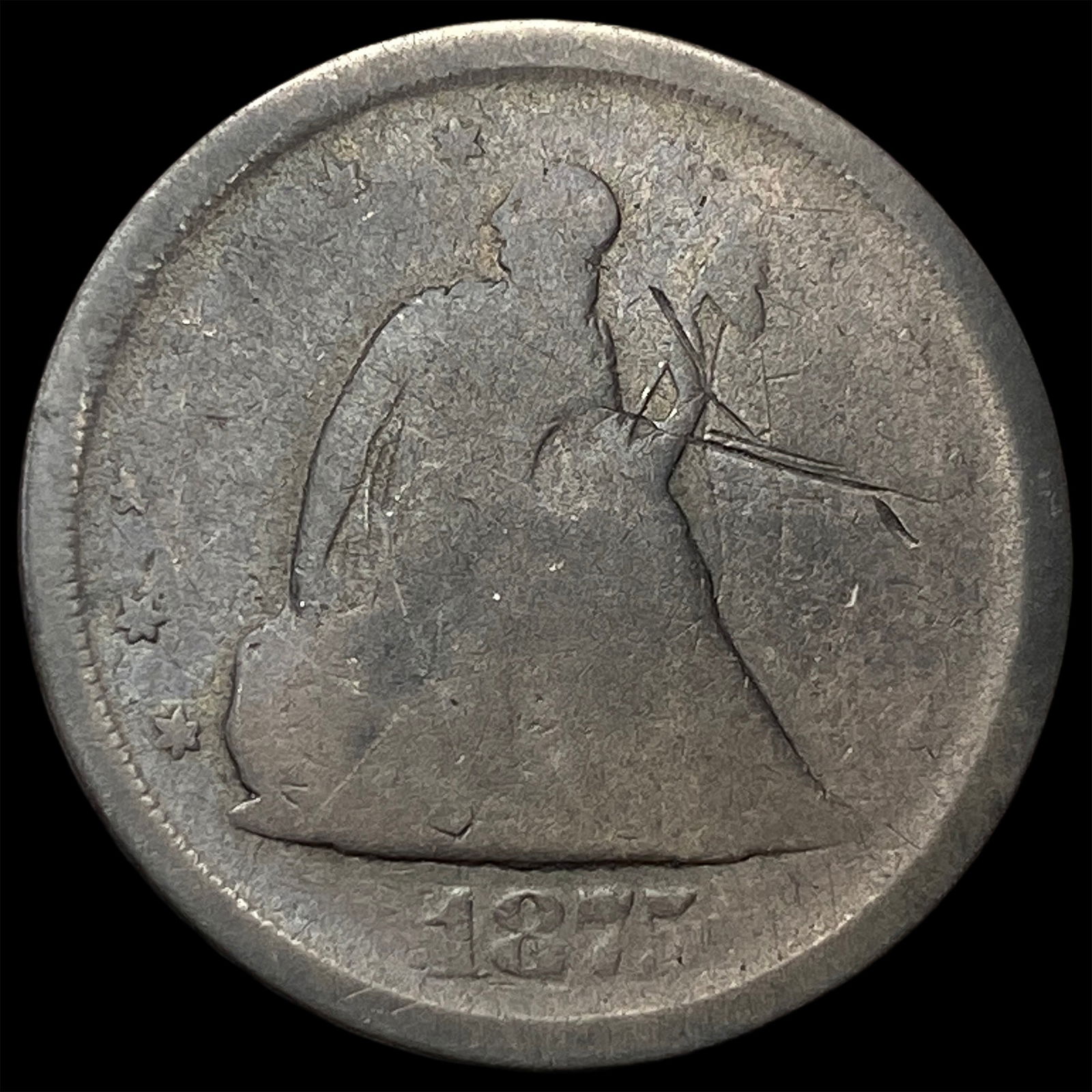 1875-S Silver Twenty Cent Piece NICELY CIRCULATED (1 of 2)