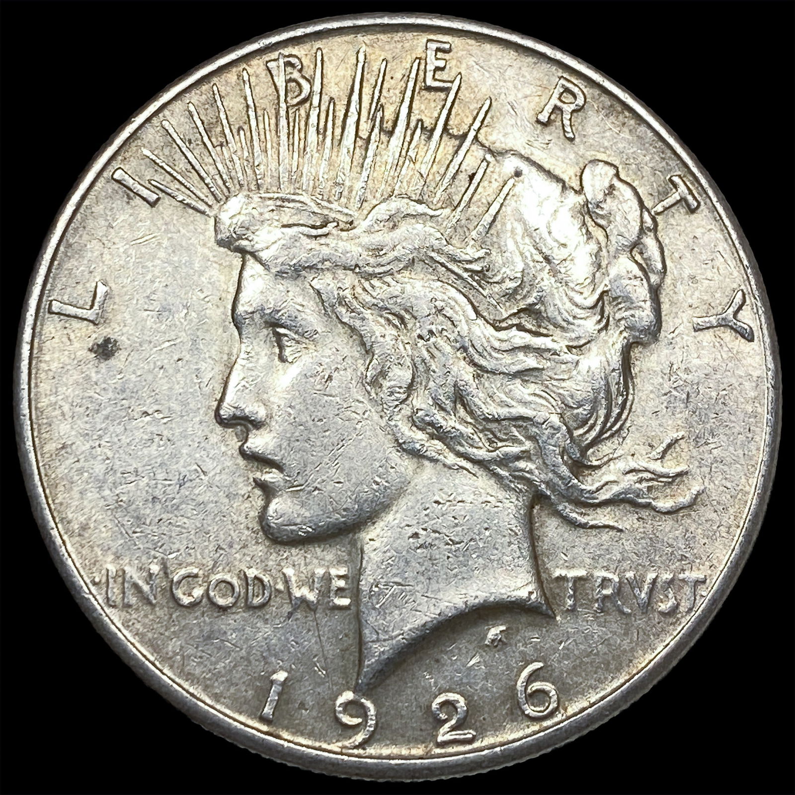 1926-S Silver Peace Dollar CLOSELY UNCIRCULATED (1 of 2)