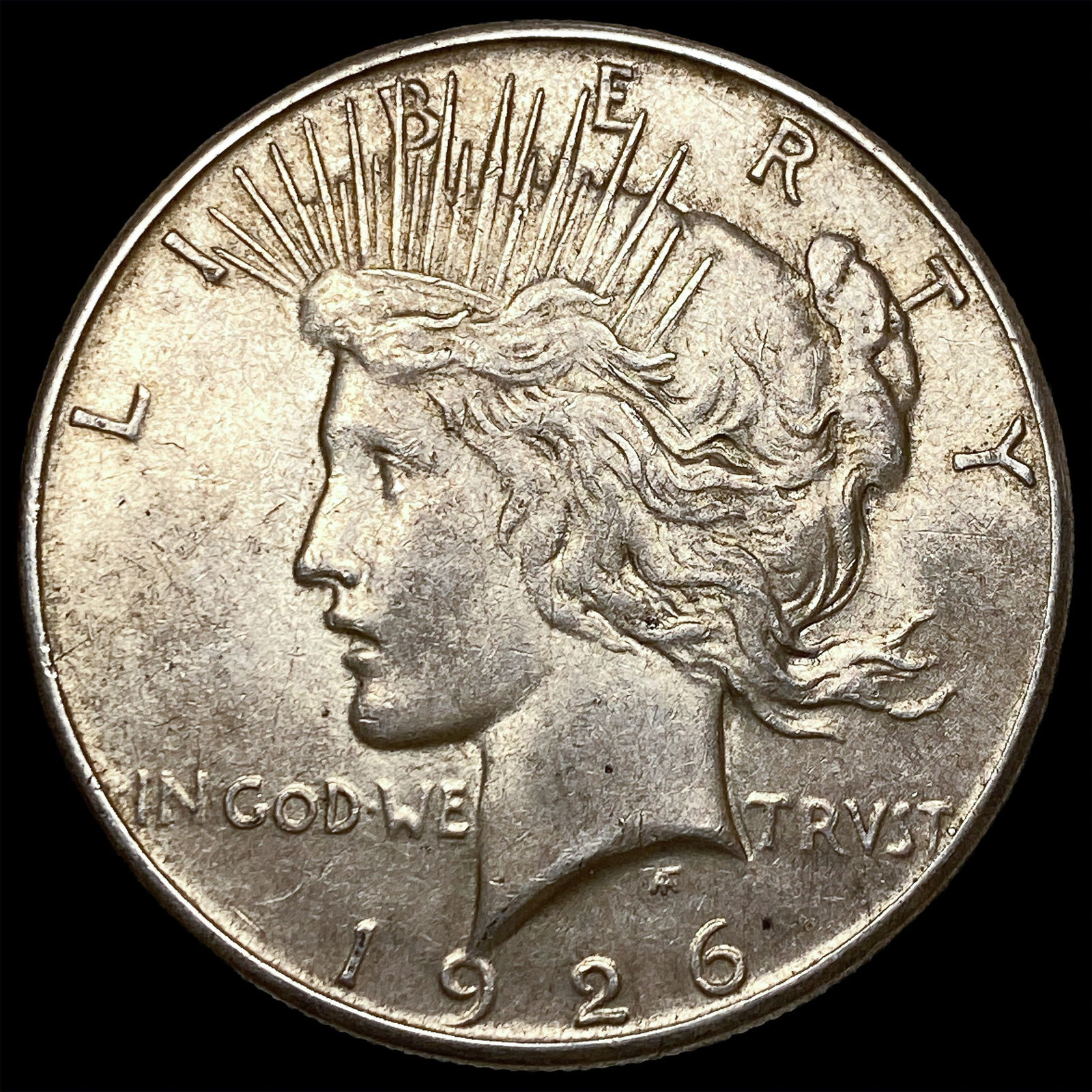 1926-S Silver Peace Dollar CLOSELY UNCIRCULATED (1 of 2)