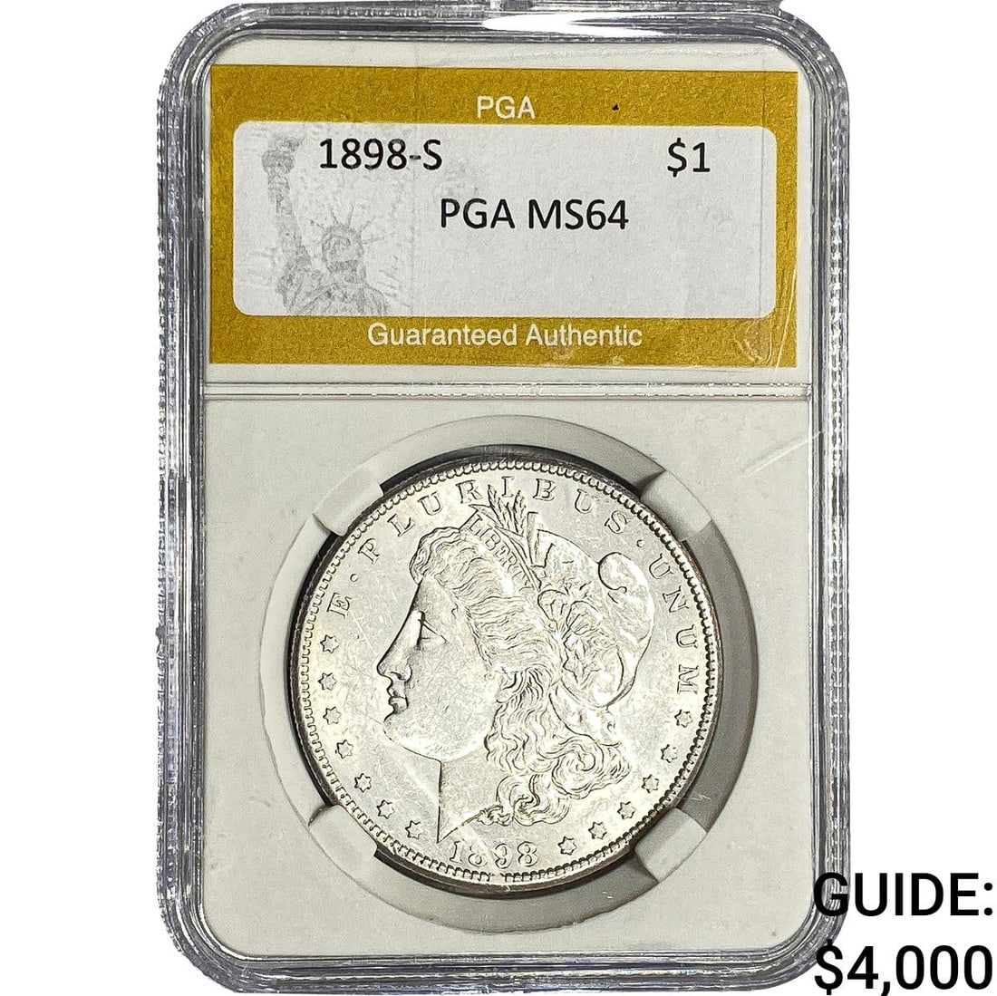 1898-S Morgan Silver Dollar PGA MS64 (1 of 2)