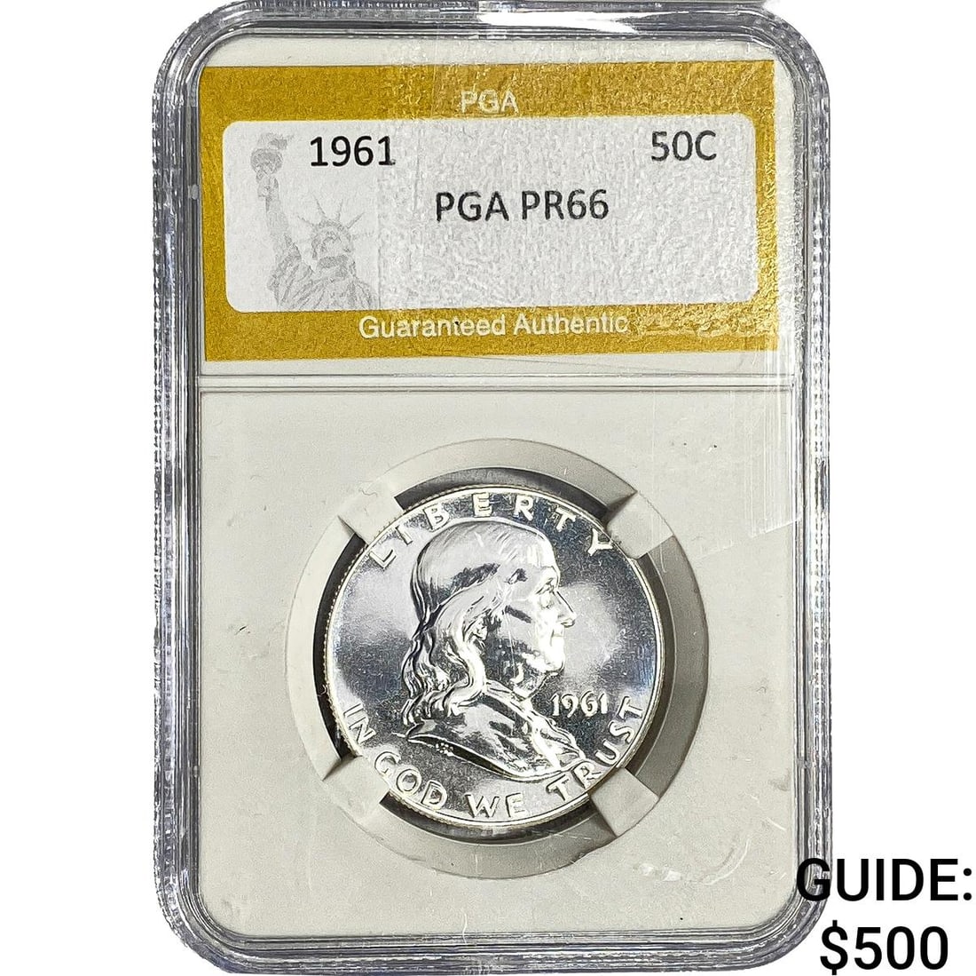 1961 Franklin Half Dollar PGA PR66 (1 of 2)