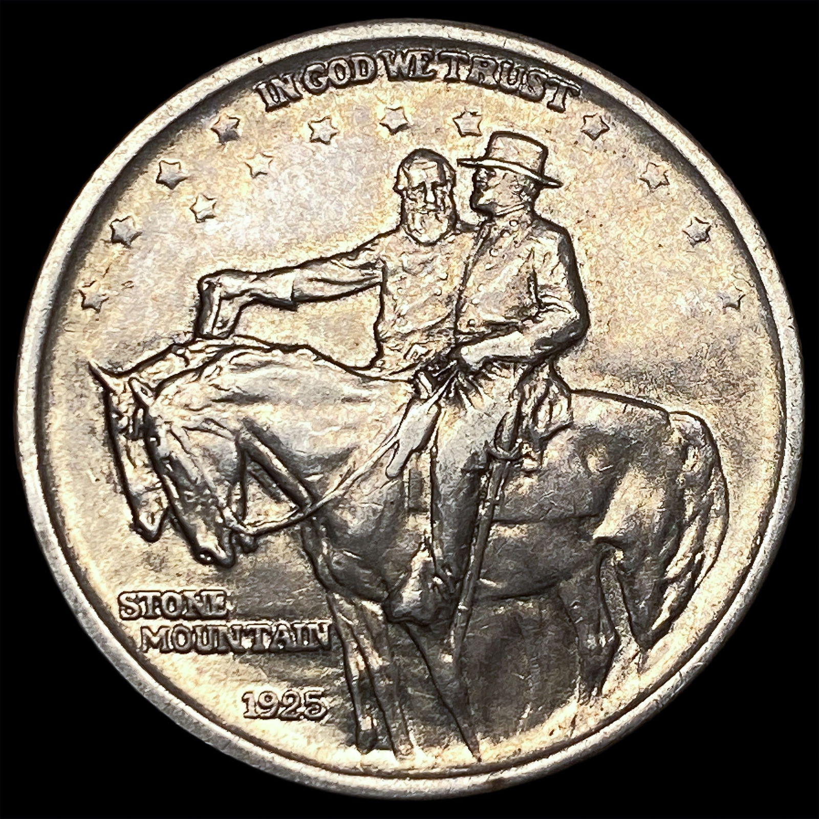 1925 Silver Stone Mountain Half Dollar CLOSELY UNCIRCULATED (1 of 2)