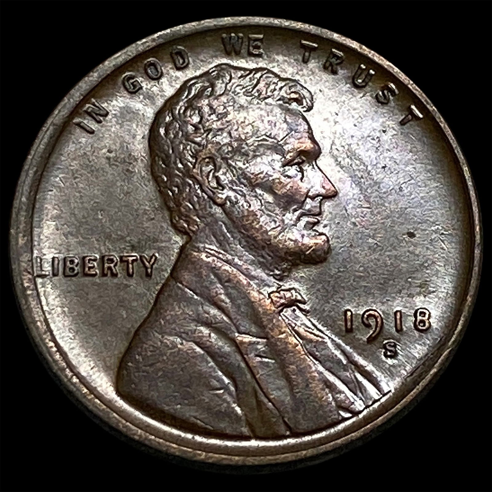 1918-S Lincoln Wheat Cent UNCIRCULATED: 1918-S Lincoln Wheat Cent UNCIRCULATED