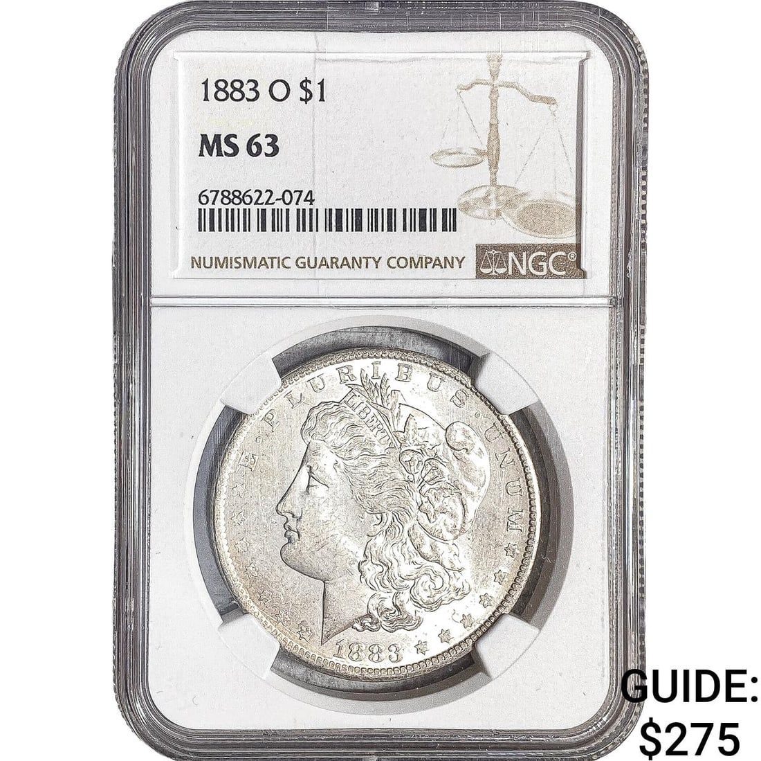 1883-O Morgan Silver Dollar NGC MS63 (1 of 2)
