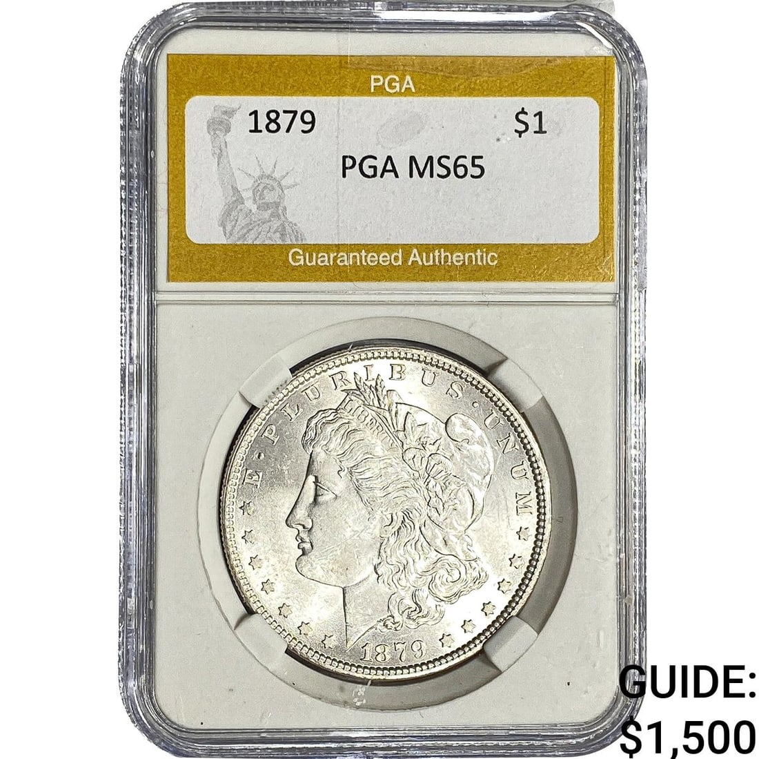 1879 Morgan Silver Dollar PGA MS65 (1 of 2)