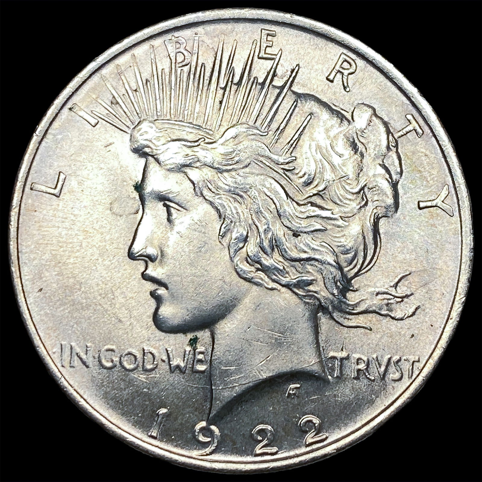 1922 Silver Peace Dollar CHOICE BU (1 of 2)