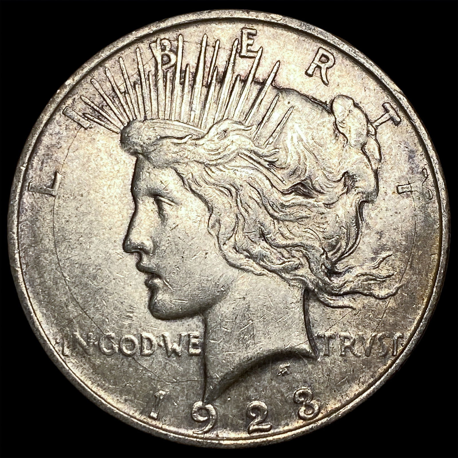 1923-D Silver Peace Dollar CLOSELY UNCIRCULATED (1 of 2)