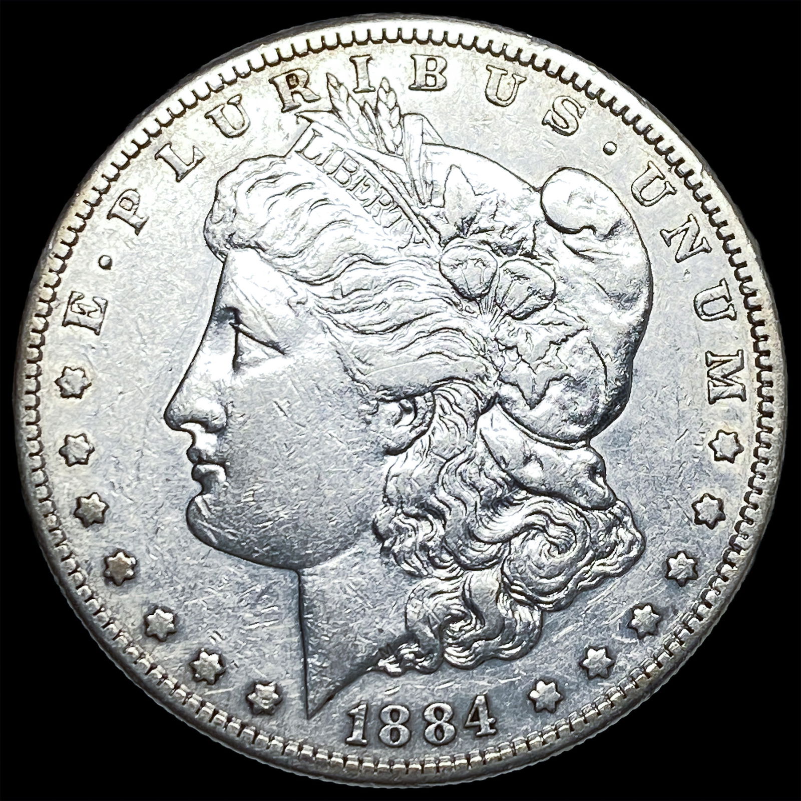 1884-S Silver Morgan Dollar NEARLY UNCIRCULATED (1 of 2)
