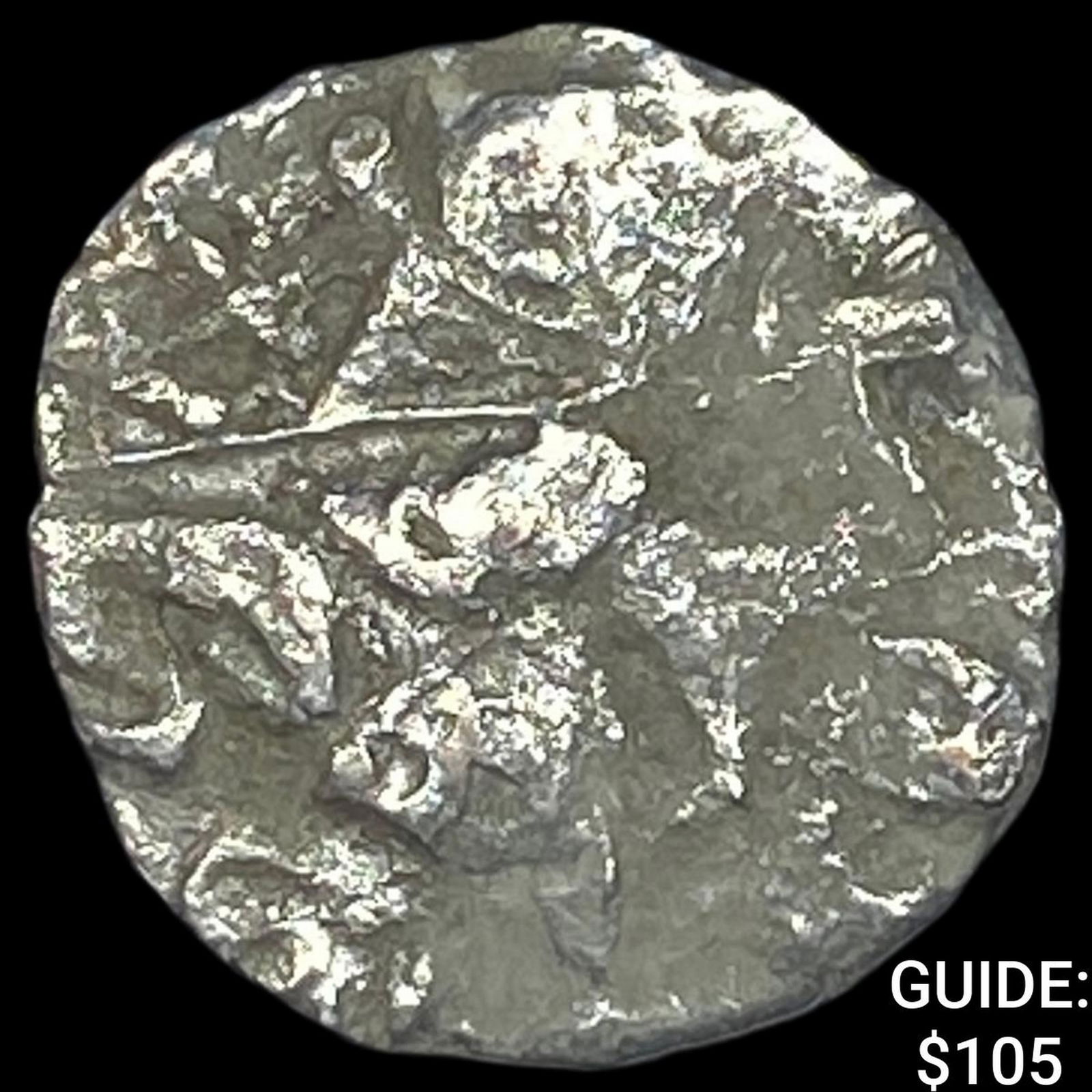 India Rajput 700-1000 Silver Jital NEARLY UNCIRCULATED: India Rajput 700-1000 Silver Jital NEARLY UNCIRCULATED