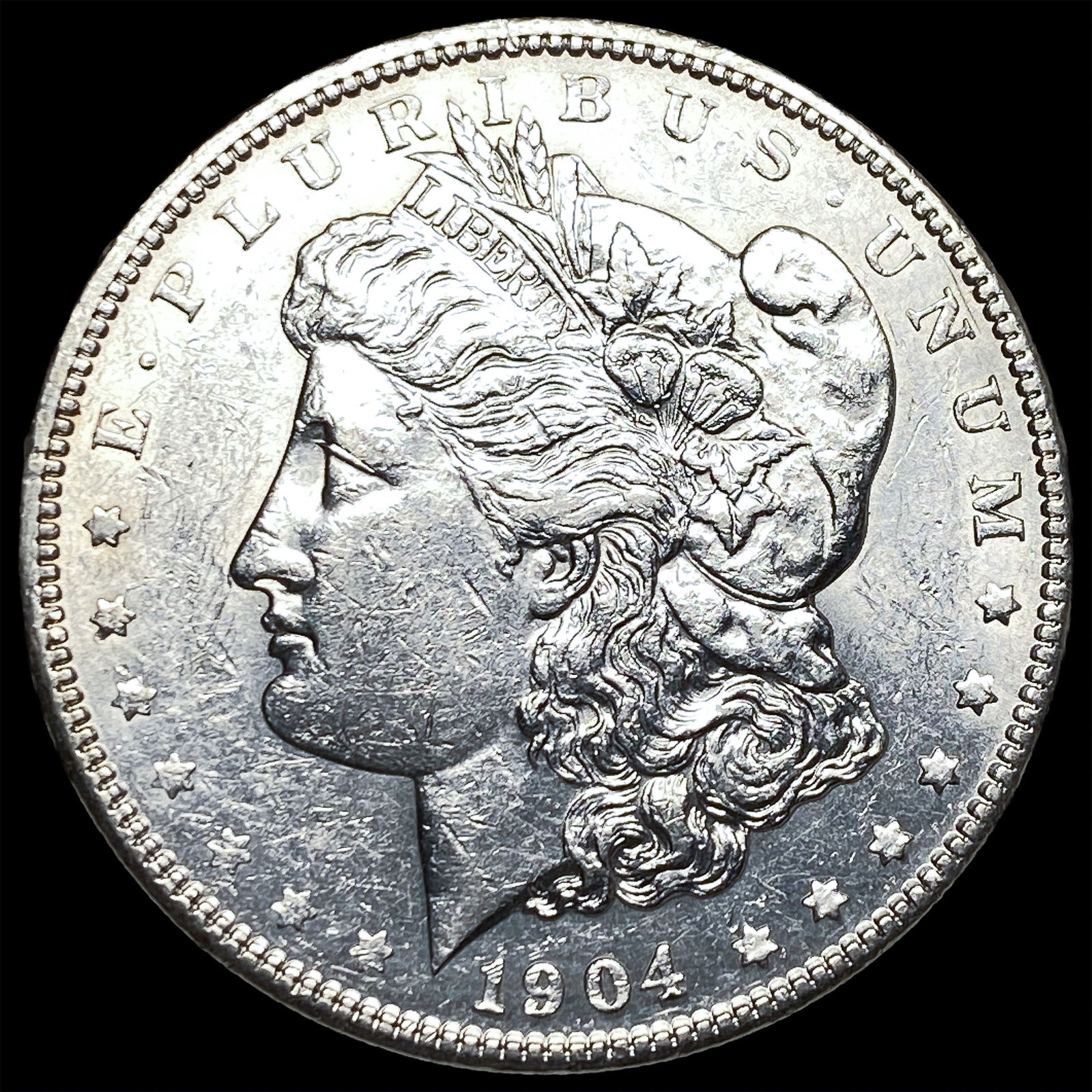 1904 Morgan Silver Dollar UNCIRCULATED: 1904 Morgan Silver Dollar UNCIRCULATED
