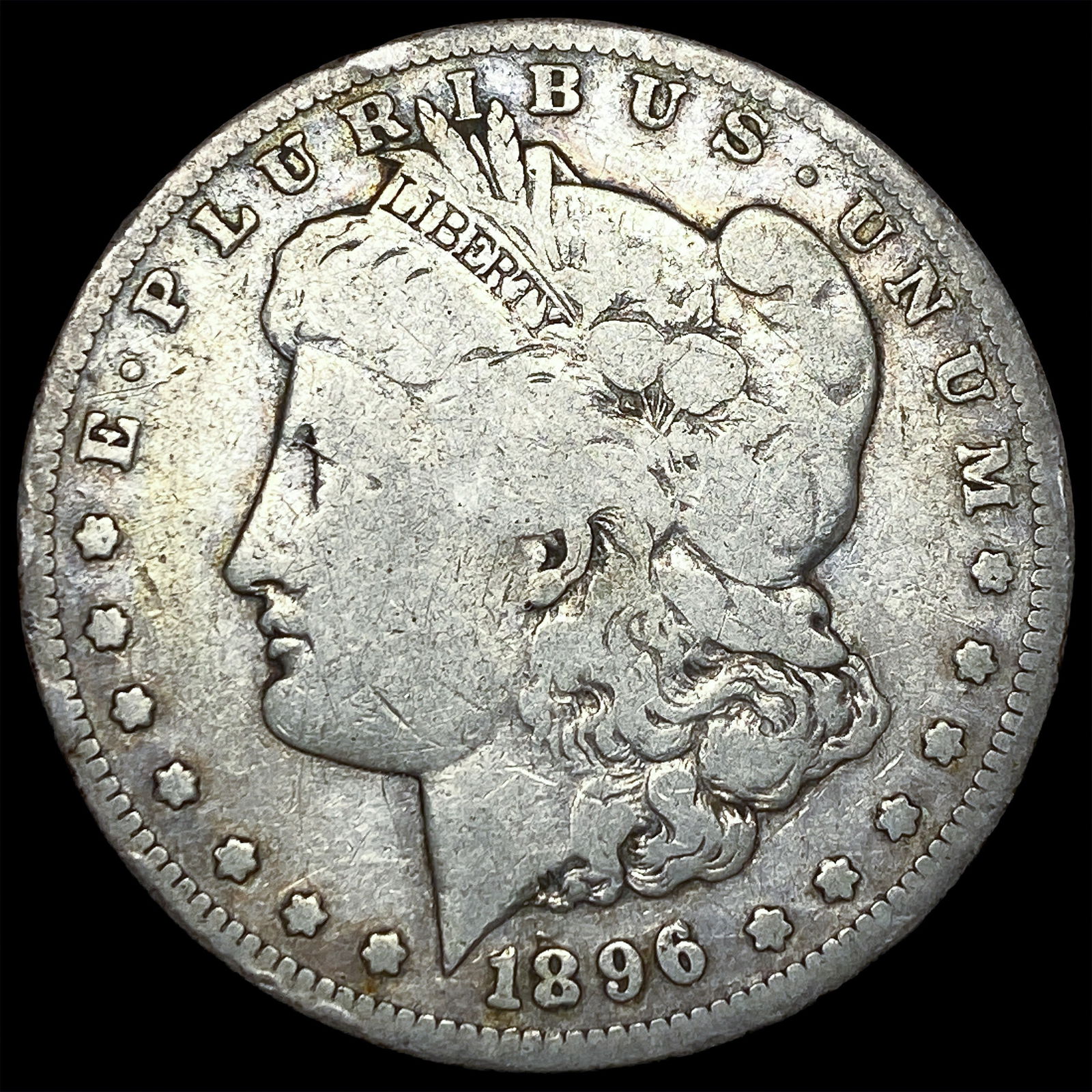 1896-S Silver Morgan Dollar NICELY CIRCULATED: 1896-S Silver Morgan Dollar NICELY CIRCULATED