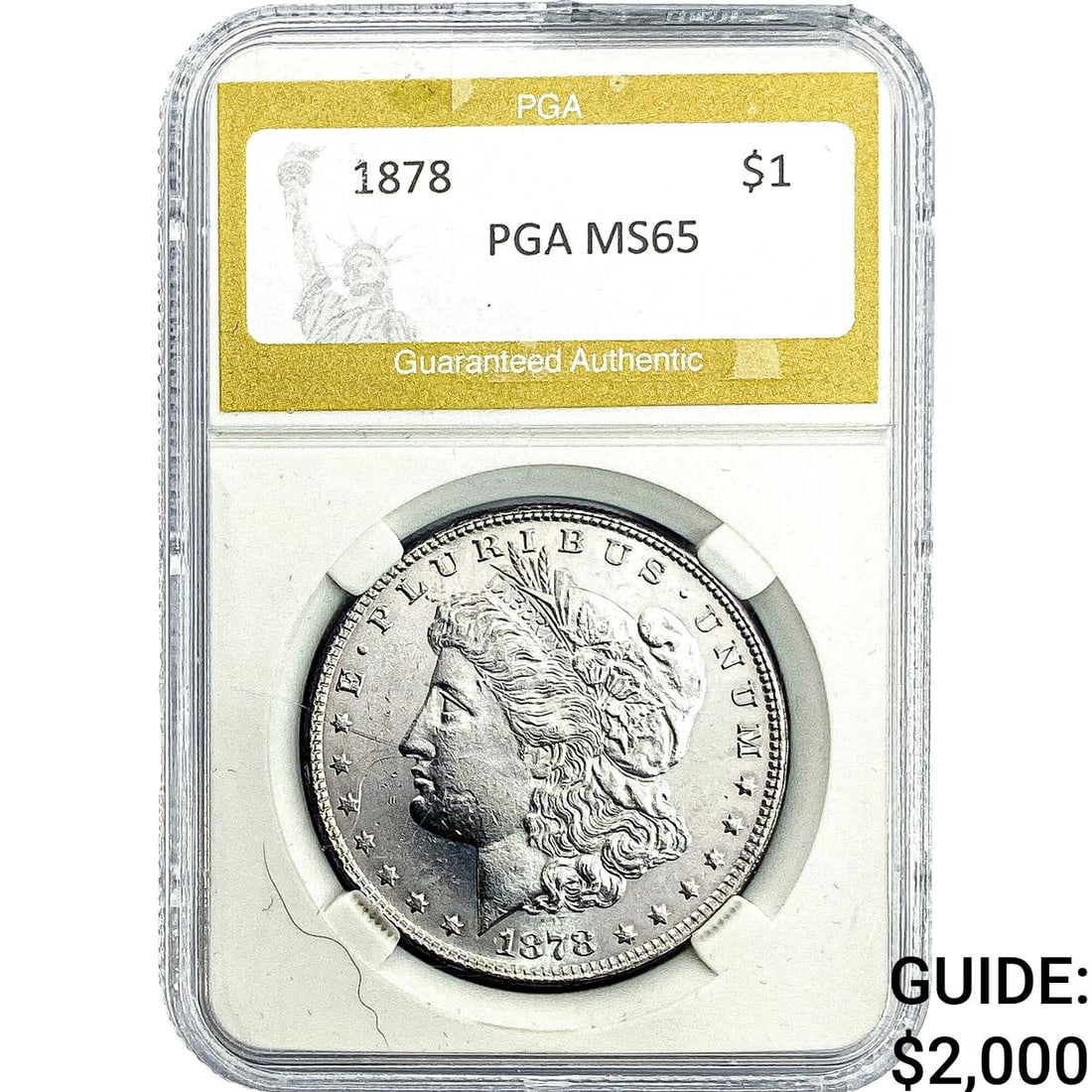 1878 Morgan Silver Dollar PGA MS65 (1 of 2)