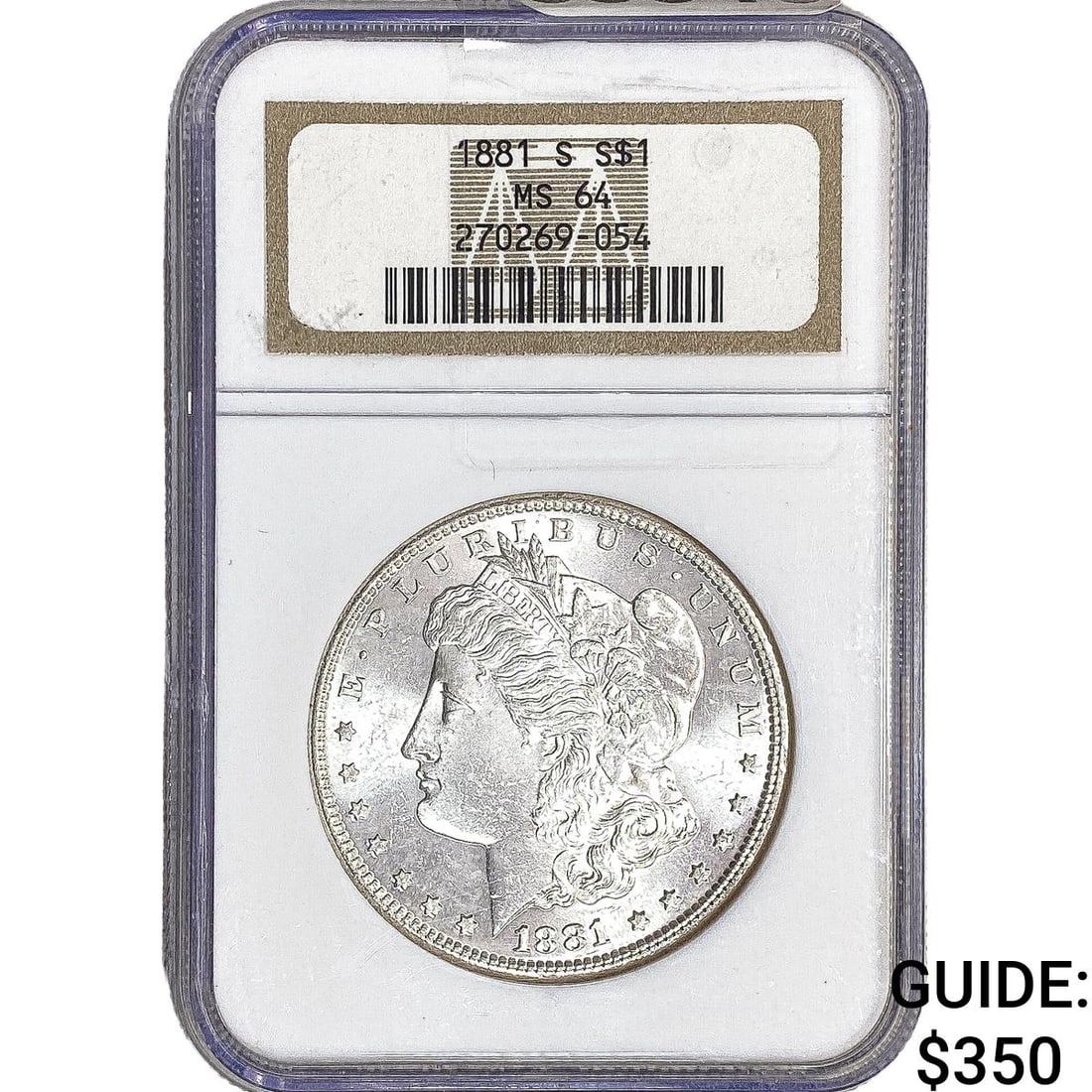 1881-S Morgan Silver Dollar NGC MS64 (1 of 2)