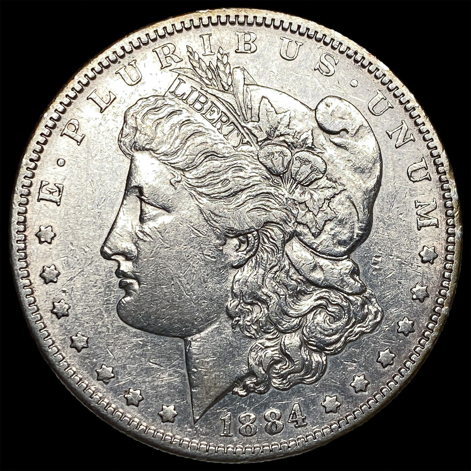 1884-S Silver Morgan Dollar NEARLY UNCIRCULATED (1 of 2)
