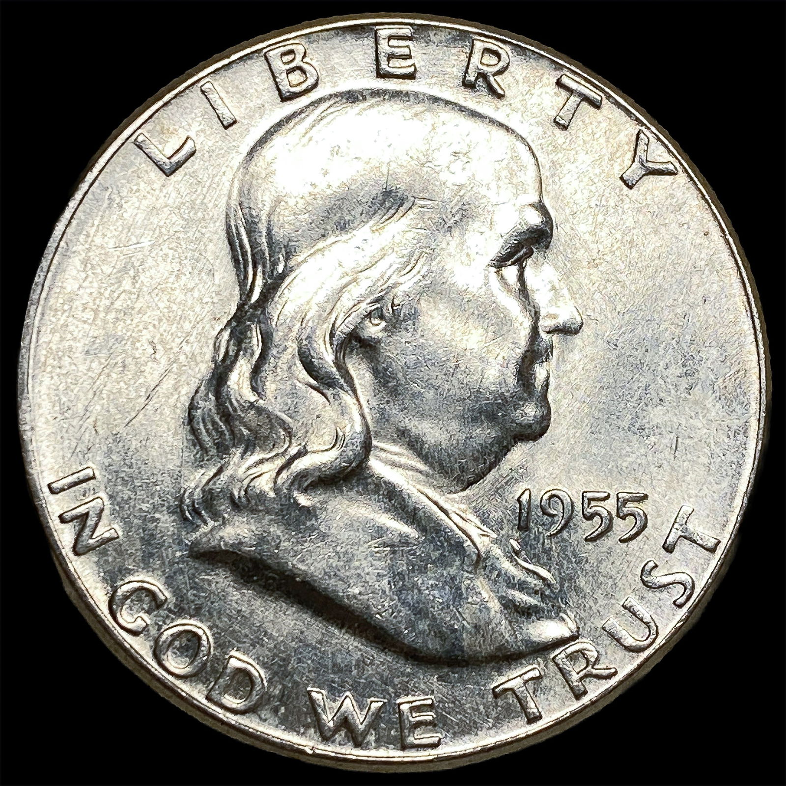 1955 Franklin Silver Half Dollar UNCIRCULATED (1 of 2)