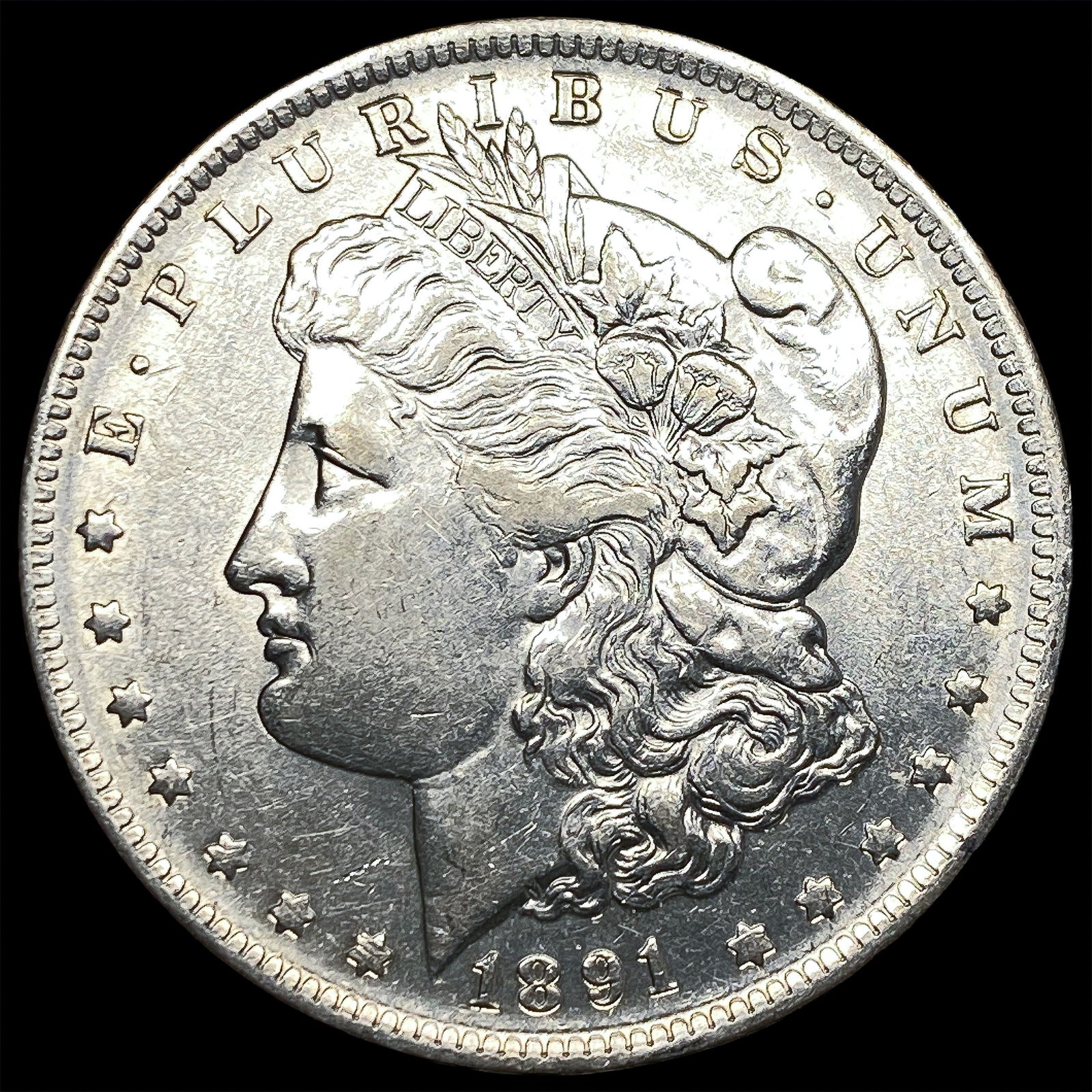 1891-O Silver Morgan Dollar CLOSELY UNCIRCULATED (1 of 2)
