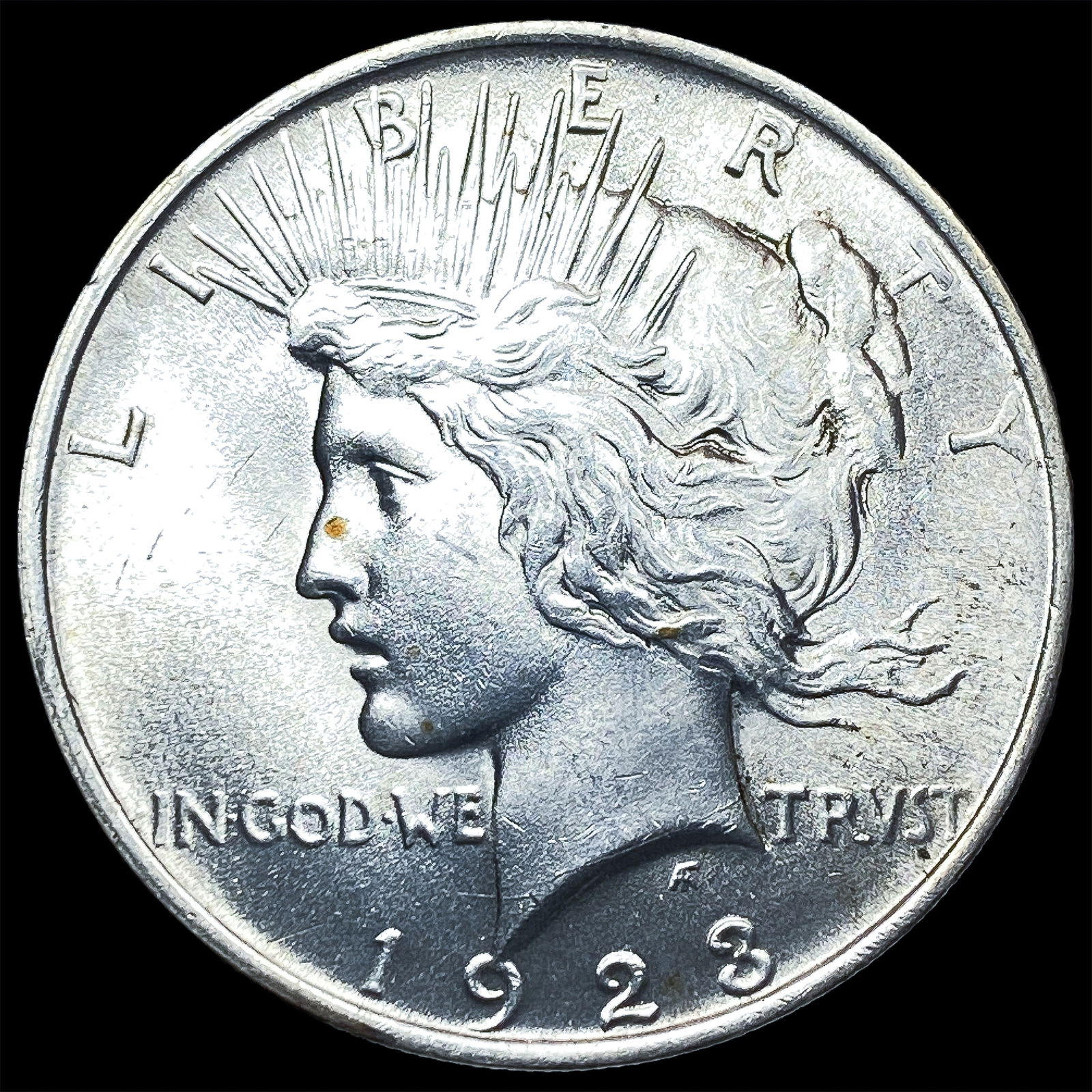 1923 Silver Peace Dollar CHOICE BU (1 of 2)
