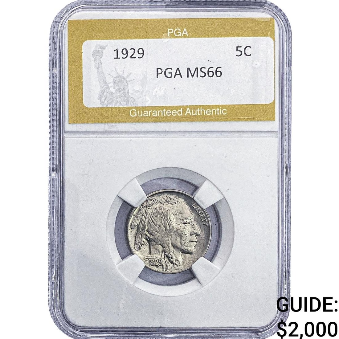 1929 Buffalo Nickel PGA MS66 (1 of 2)