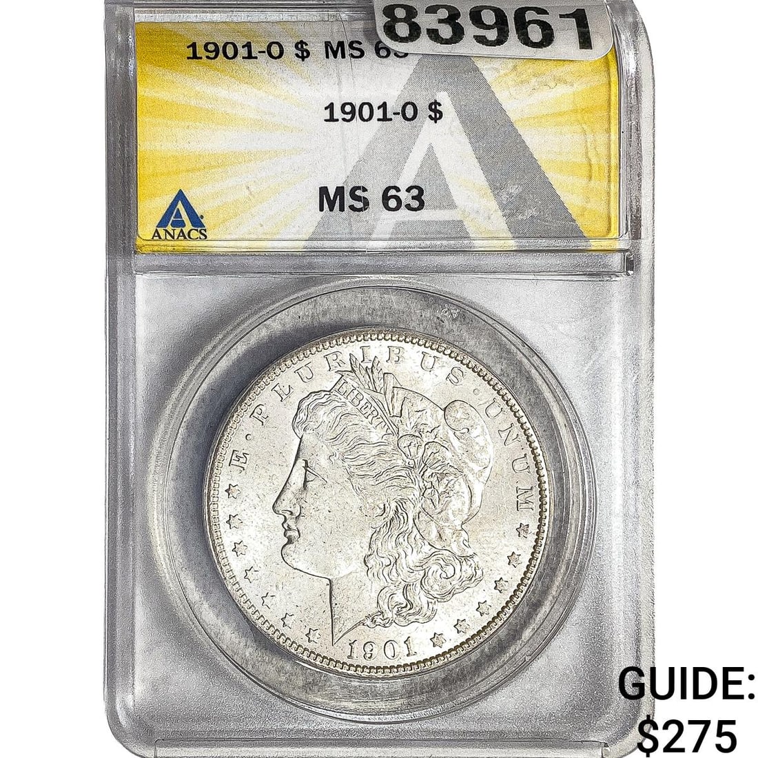 1901-O Morgan Silver Dollar ANACS MS63 (1 of 2)