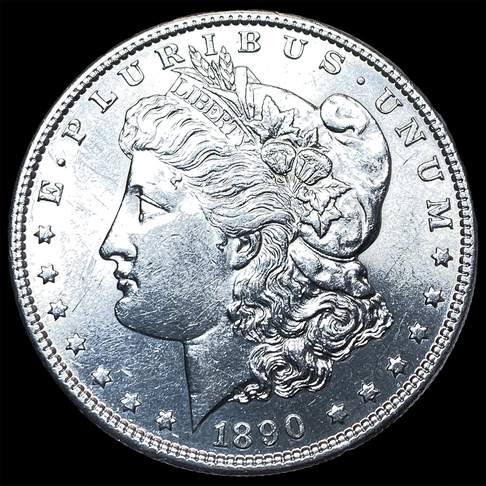 1890-S Silver Morgan Dollar UNCIRCULATED: 1890-S Silver Morgan Dollar UNCIRCULATED