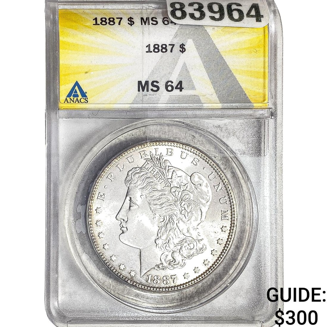1887 Morgan Silver Dollar ANACS MS64 (1 of 2)