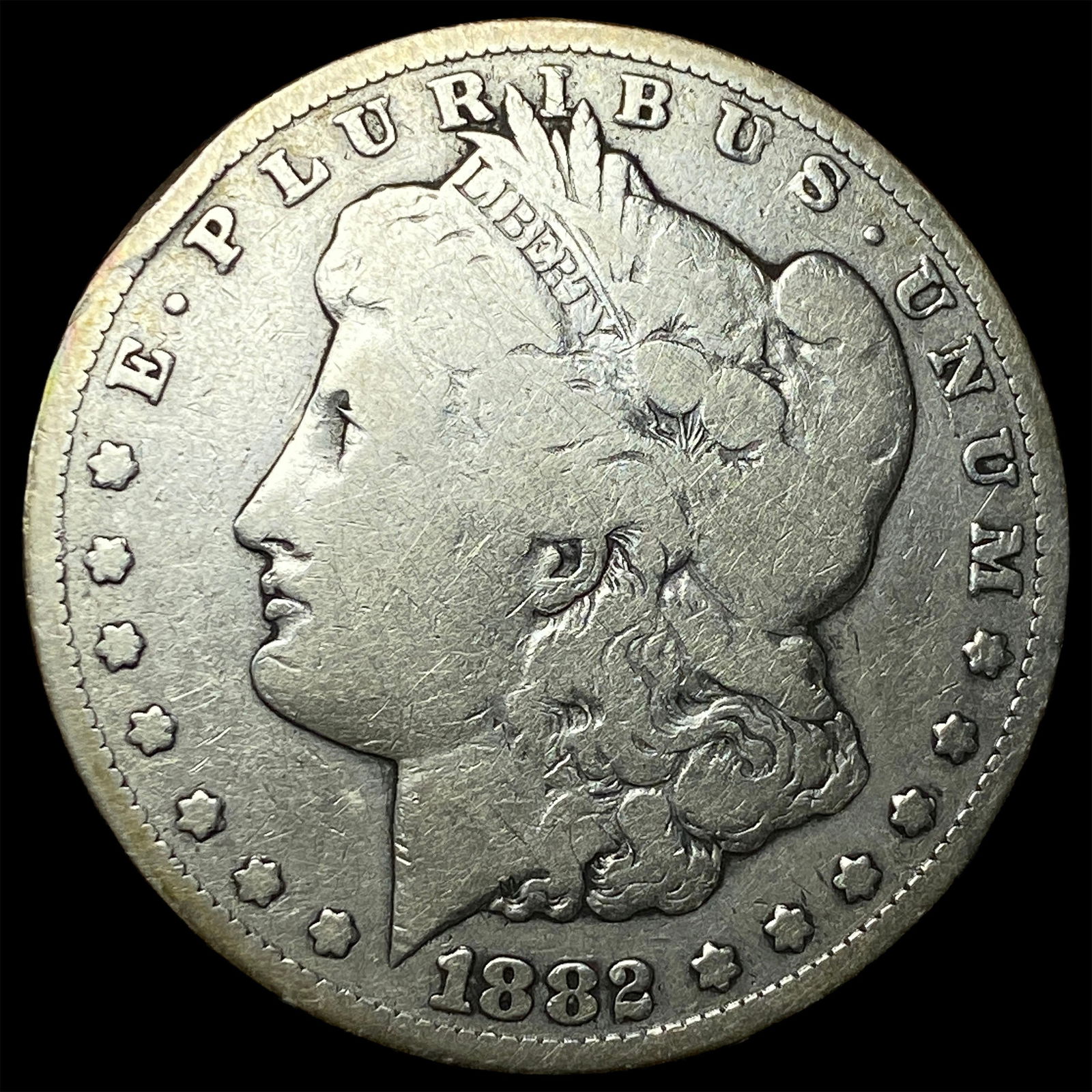1882-CC Silver Morgan Dollar NICELY CIRCULATED: 1882-CC Silver Morgan Dollar NICELY CIRCULATED