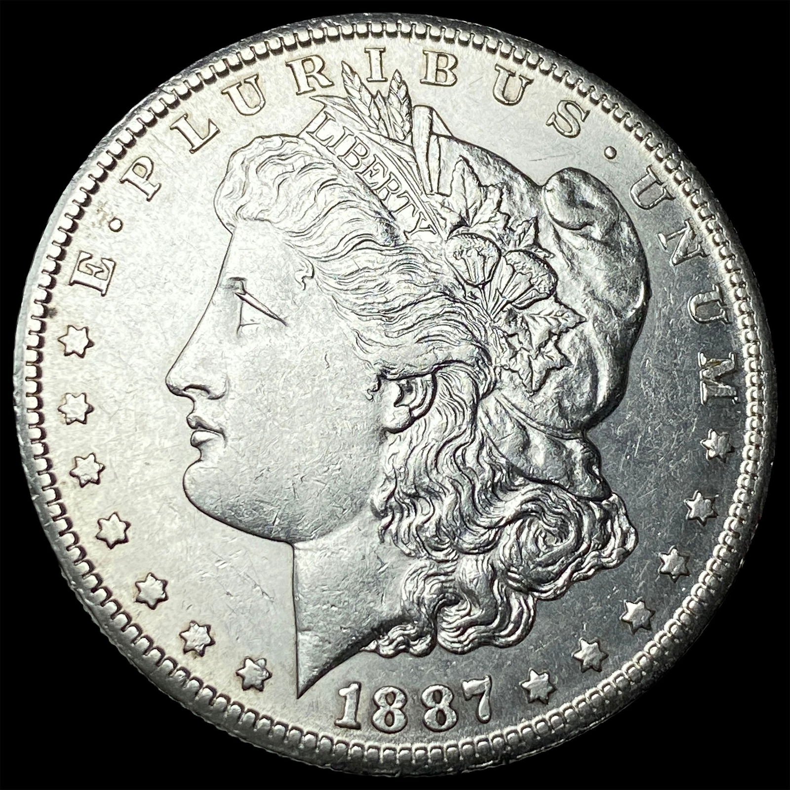 1887-S Silver Morgan Dollar CHOICE AU (1 of 2)