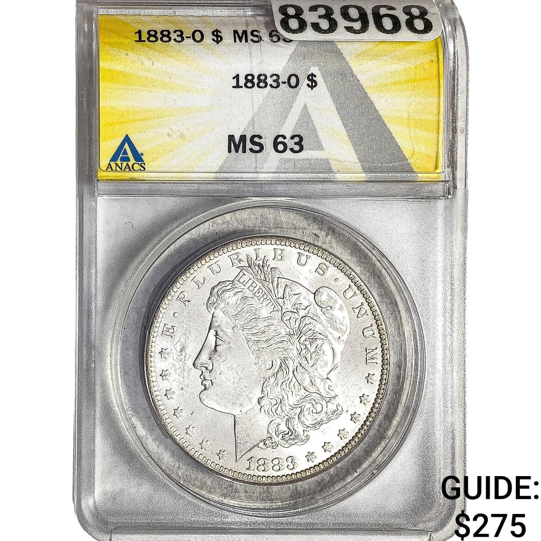 1883-O Morgan Silver Dollar ANACS MS63 (1 of 2)