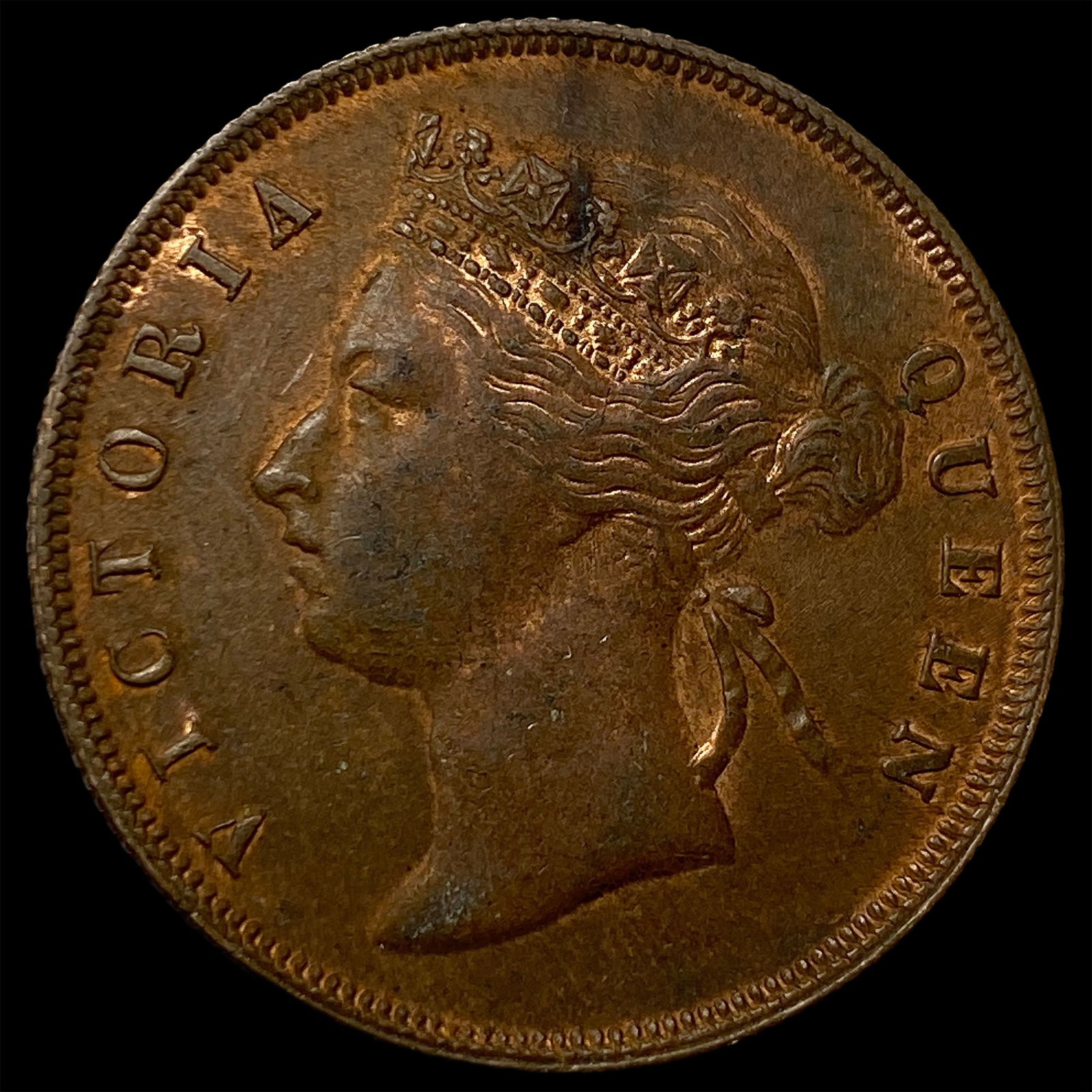 1897 Straits Settlement One Cent UNCIRCULATED (1 of 2)