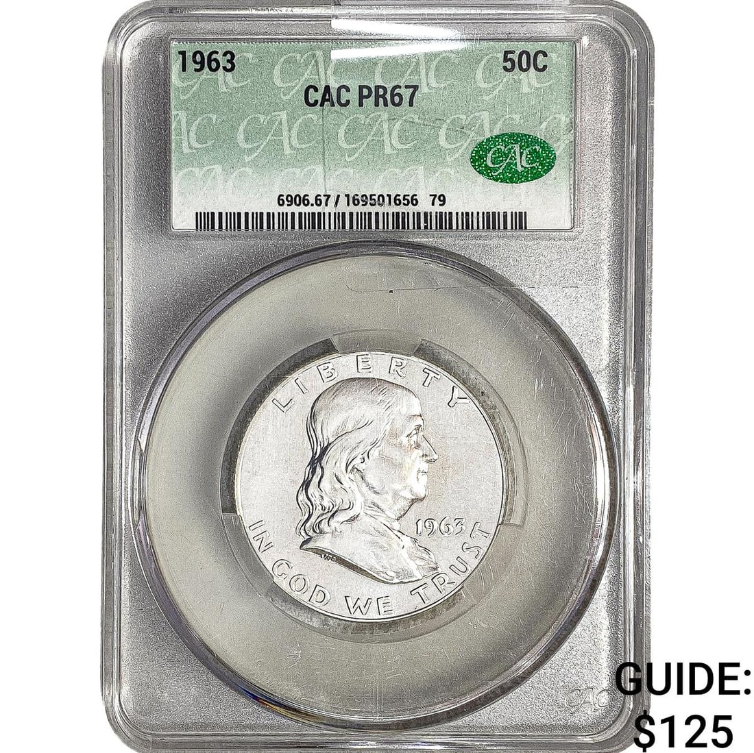 1960 Franklin Half Dollar CAC PR67 (1 of 2)