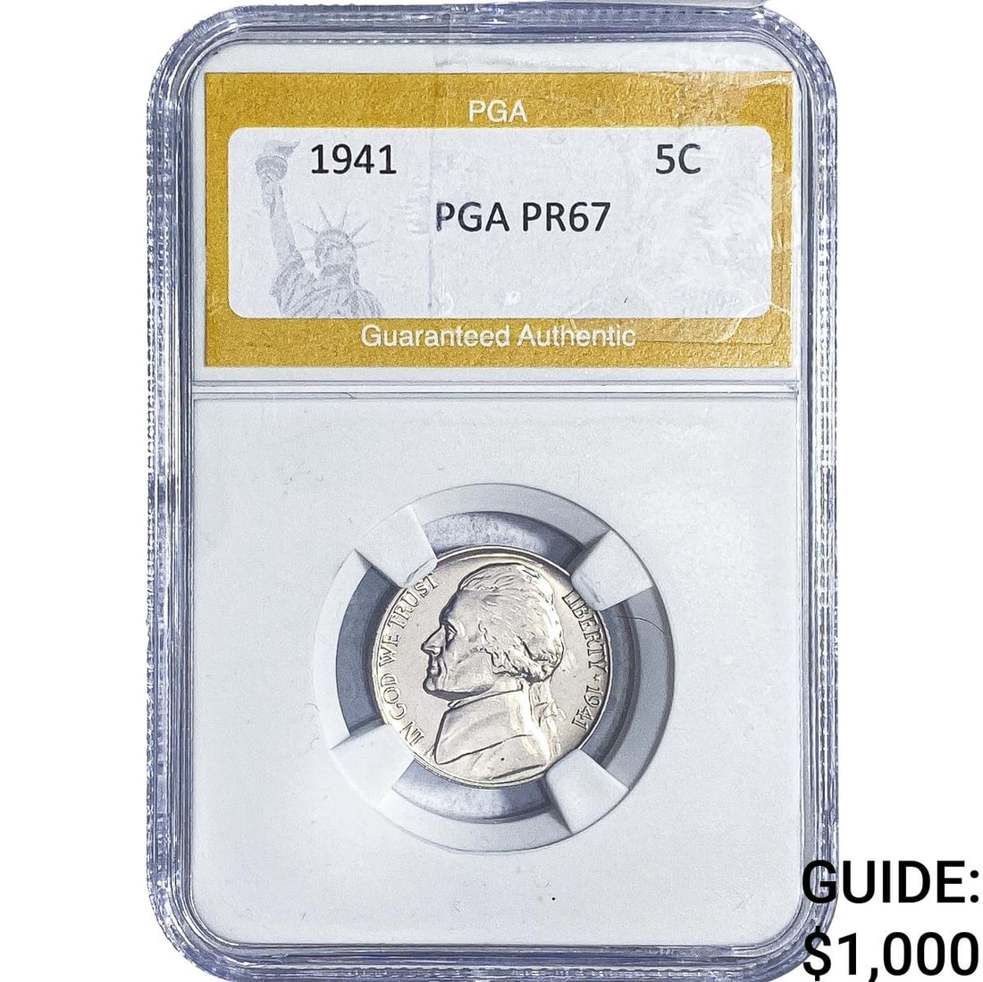 1941 Jefferson Nickel PGA PR67 (1 of 2)