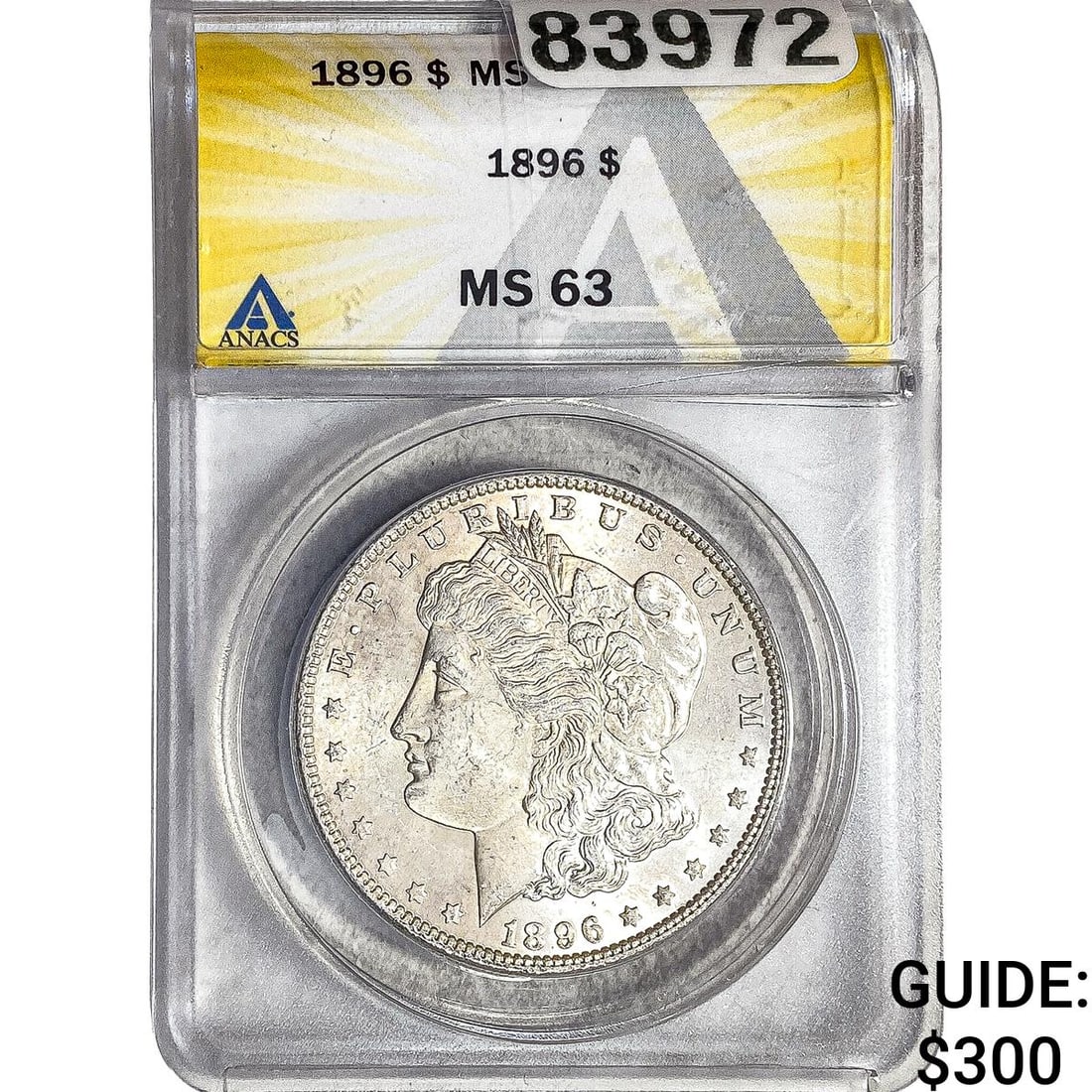 1896 Morgan Silver Dollar ANACS MS63 (1 of 2)