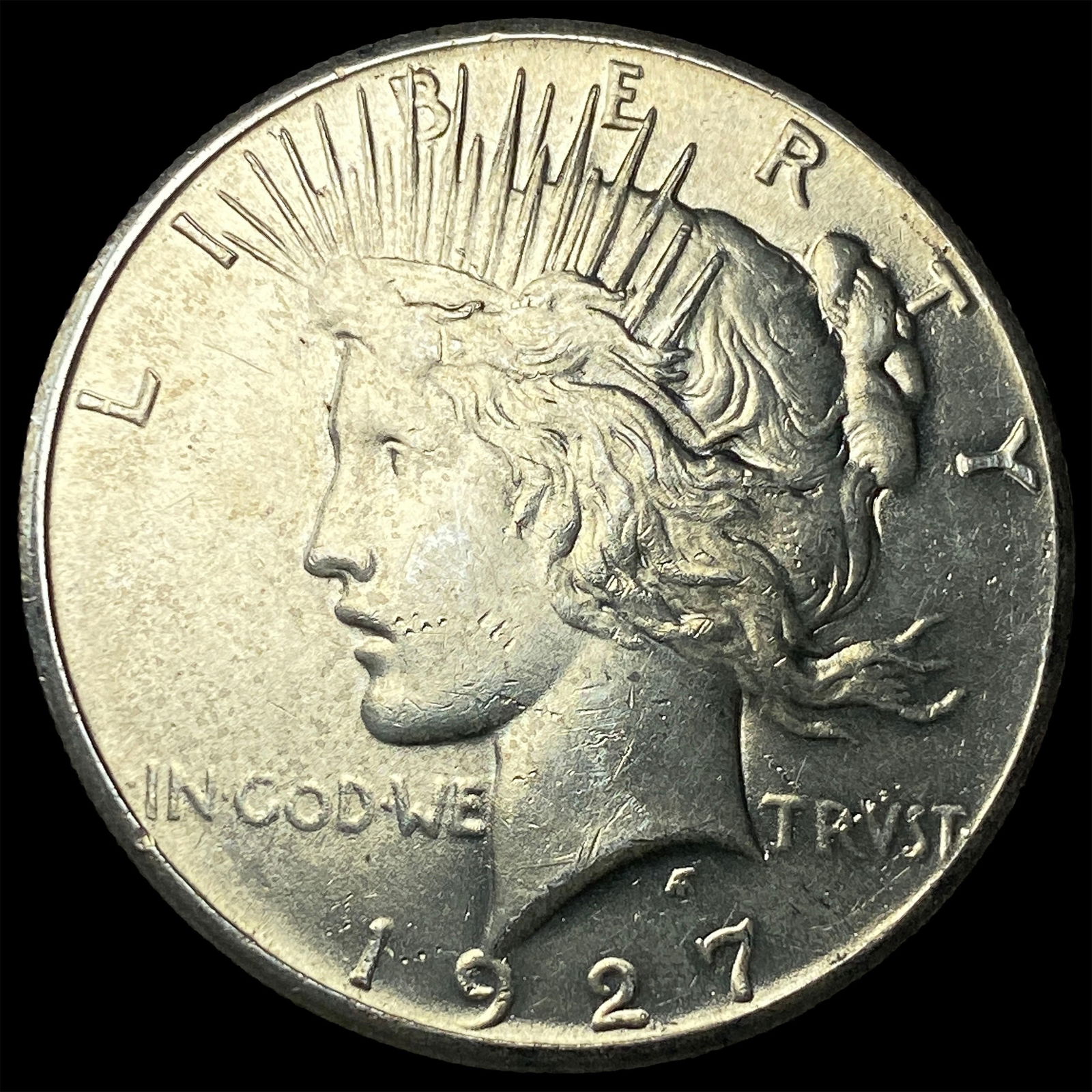 1927 Peace Silver Dollar CLOSELY UNCIRCULATED (1 of 2)