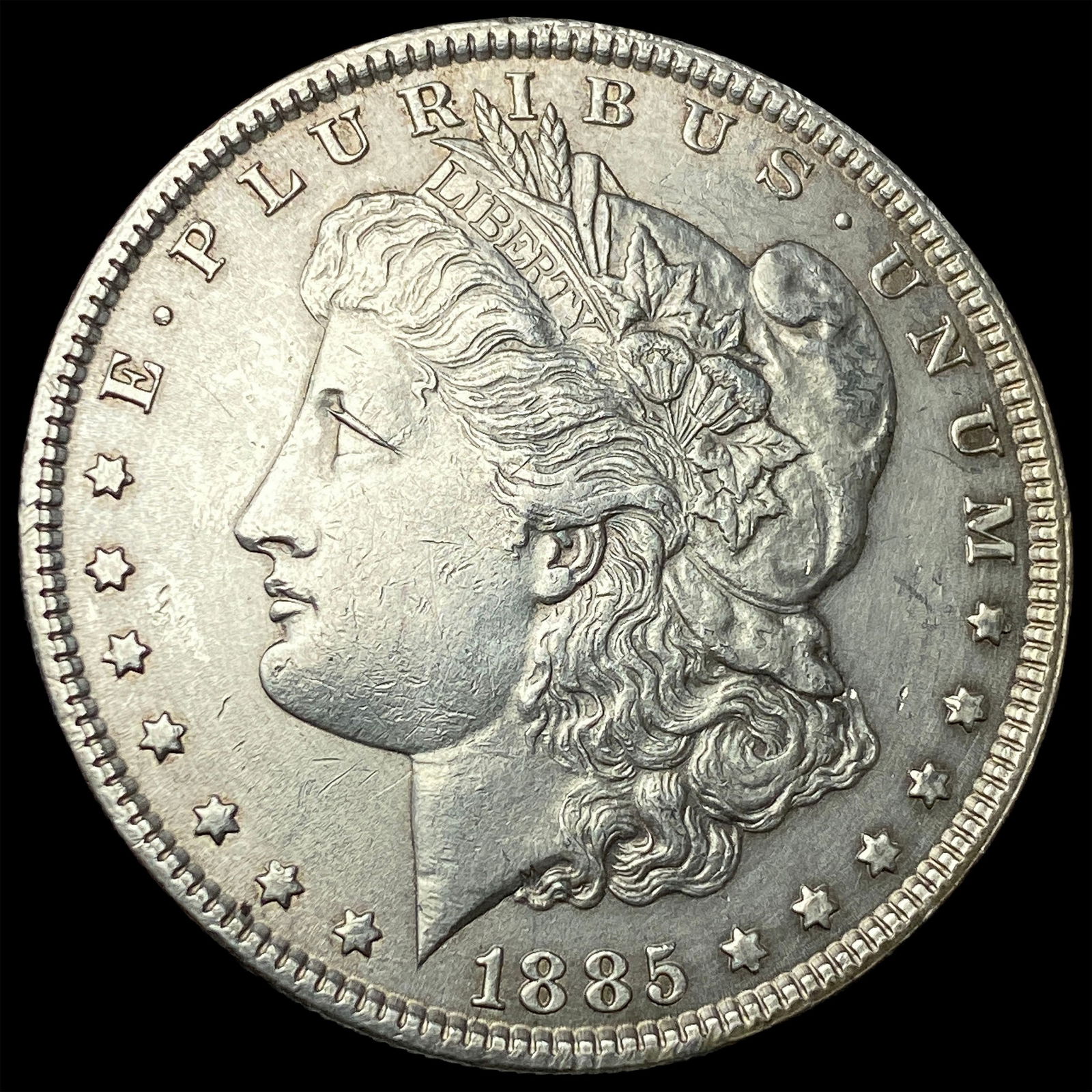 1885 Morgan Silver Dollar LIGHTLY CIRCULATED: 1885 Morgan Silver Dollar LIGHTLY CIRCULATED