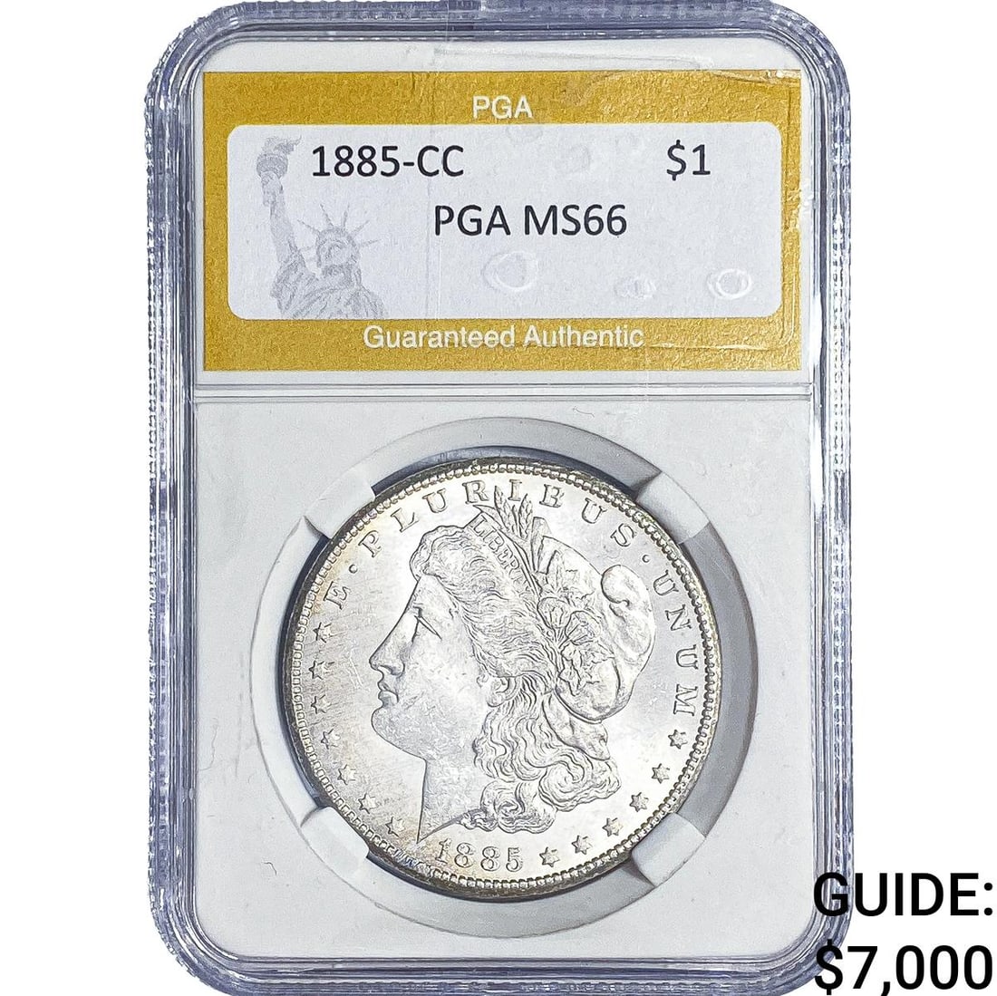 1885-CC Morgan Silver Dollar PGA MS66 (1 of 2)