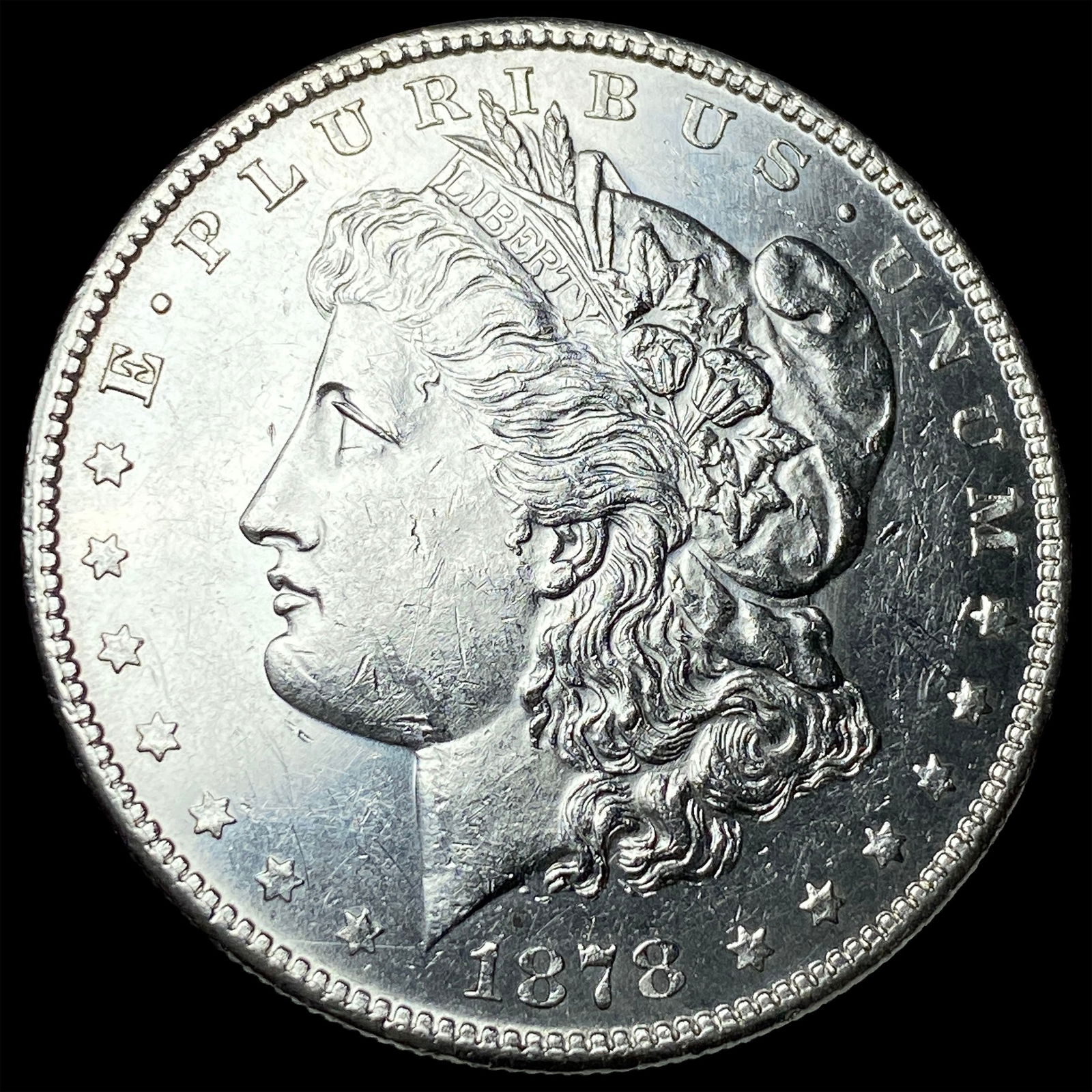1878-S Silver Morgan Dollar UNCIRCULATED: 1878-S Silver Morgan Dollar UNCIRCULATED