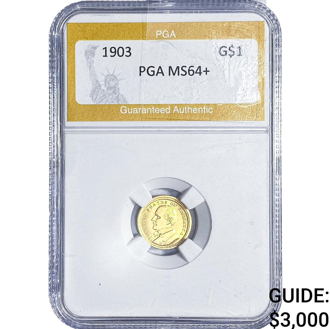 1903 Louisiana Purchase Expo Rare Gold Dollar PGA MS64+ (1 of 2)