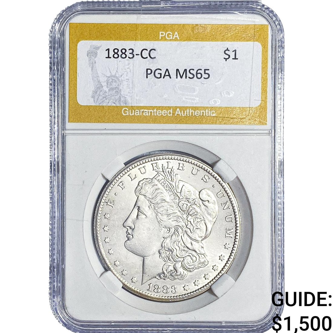 1883-CC Morgan Silver Dollar PGA MS65 (1 of 2)