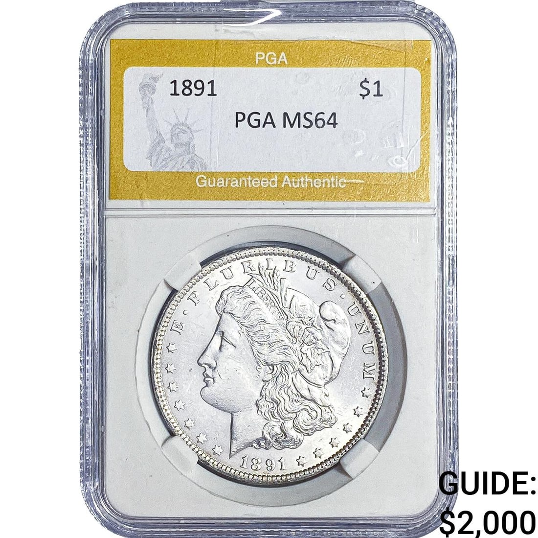 1891 Morgan Silver Dollar PGA MS64 (1 of 2)