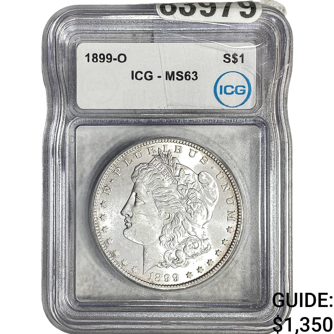 1889-O Morgan Silver Dollar ICG MS63 (1 of 2)