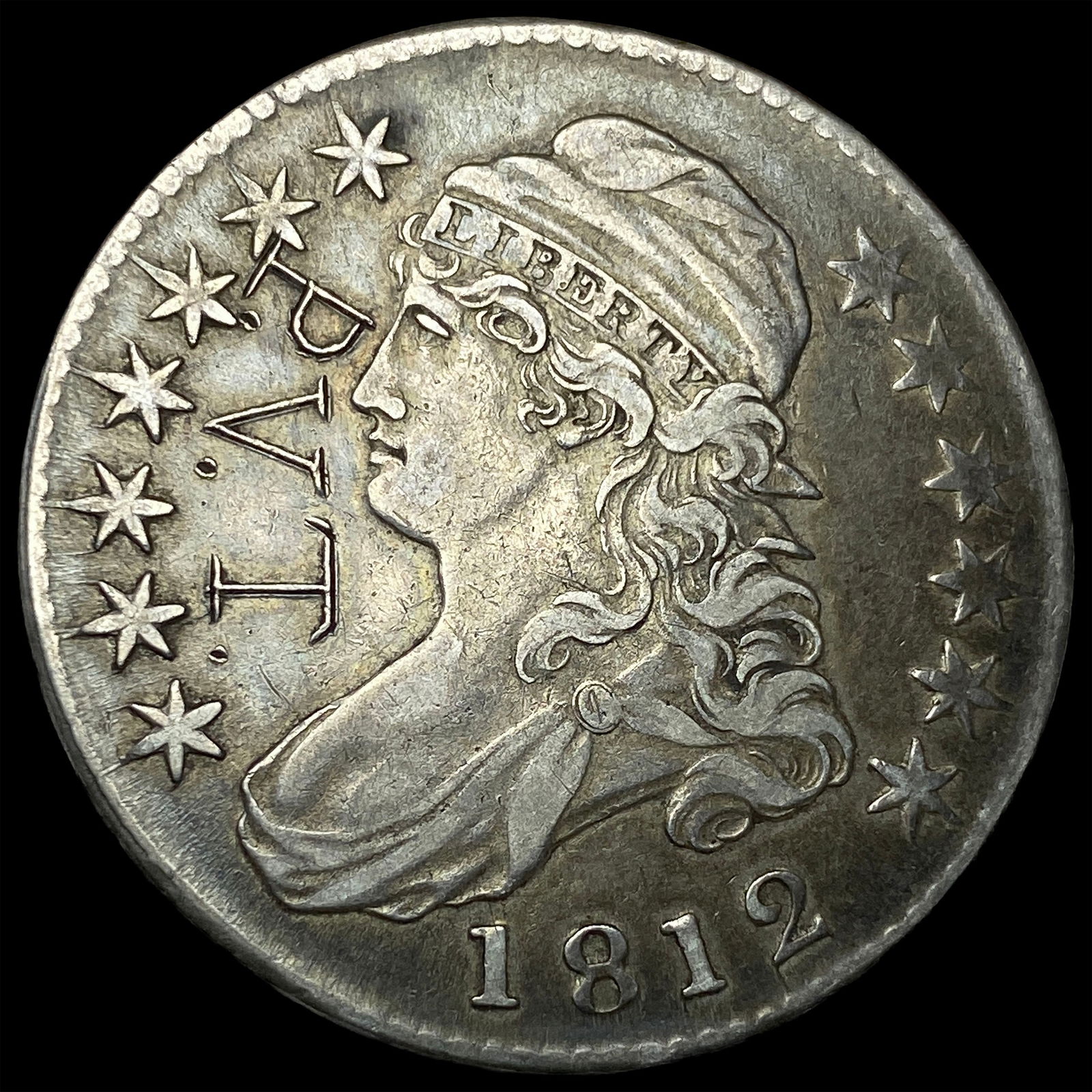 1812 Silver Capped Bust Half Dollar HIGH GRADE (1 of 2)