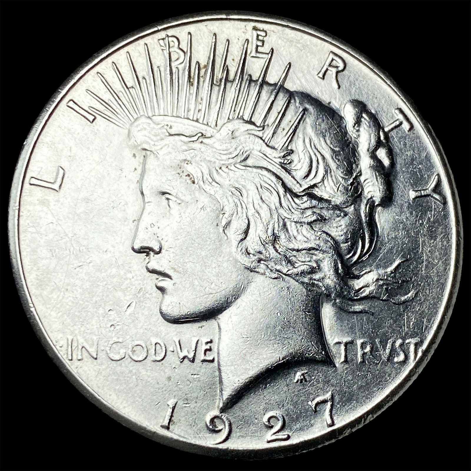 1927-S Silver Peace Dollar UNCIRCULATED: 1927-S Silver Peace Dollar UNCIRCULATED